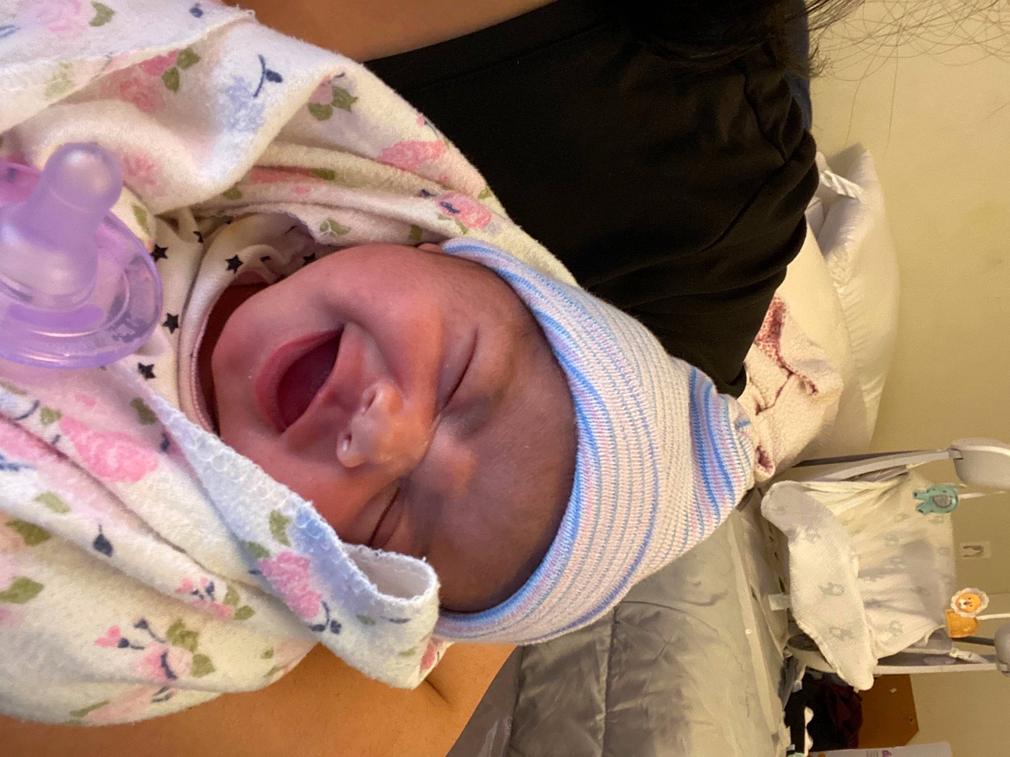 Delylah joined the competition — help win amazing prizes! baby, baby_products, baby_toddler_clothing, box, cardboard, cheek, child, childbirth, headwear, nose, packing_materials, person, plastic_bag, shipping_box, toddler