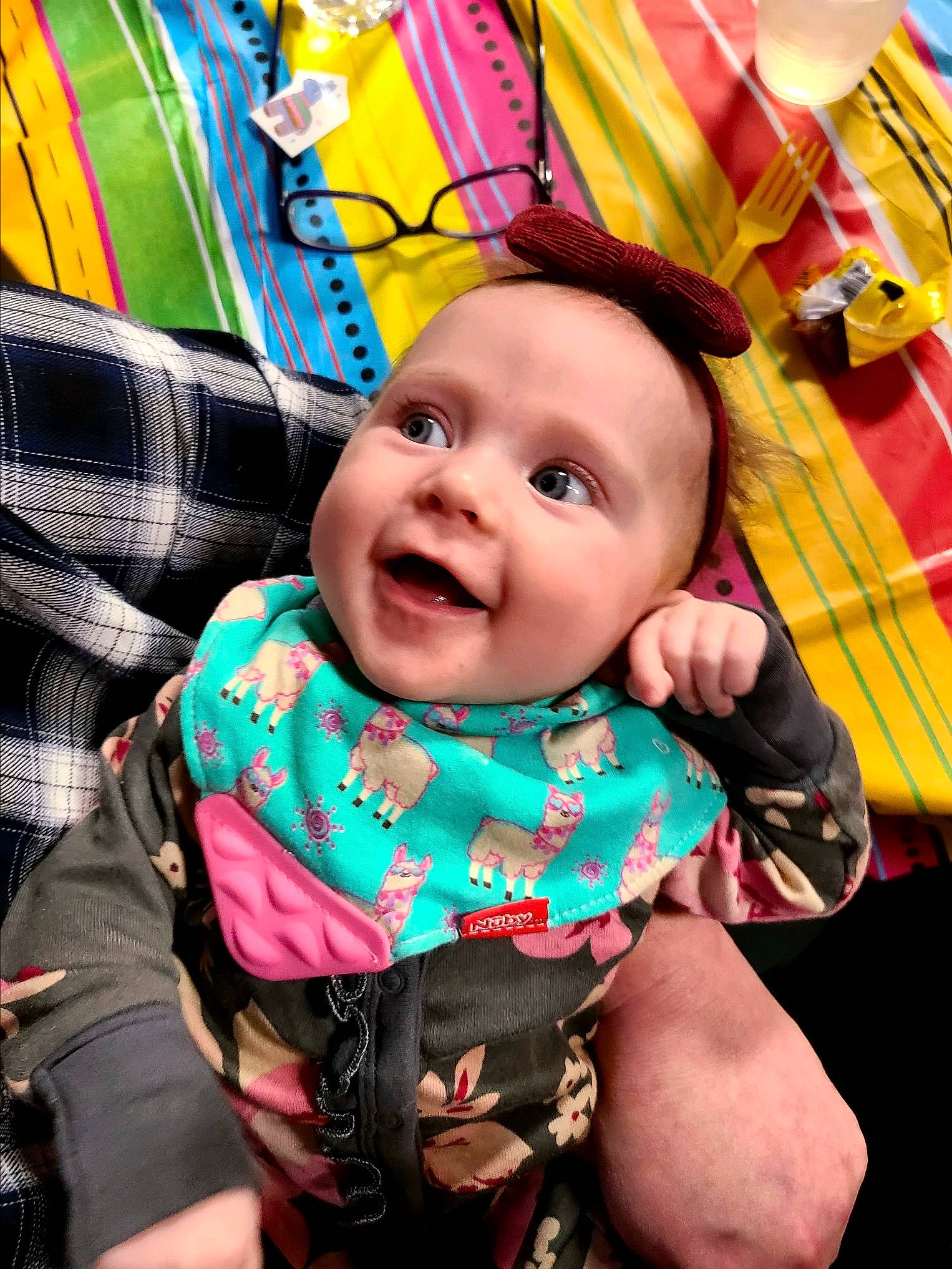 Everly joined the competition — help win amazing prizes! baby, baby_products, baby_toddler_clothing, cheek, child, event, eye, facial_expression, fun, happy, head, iris, leisure, magenta, person, pink, recreation, skin, smile, textile