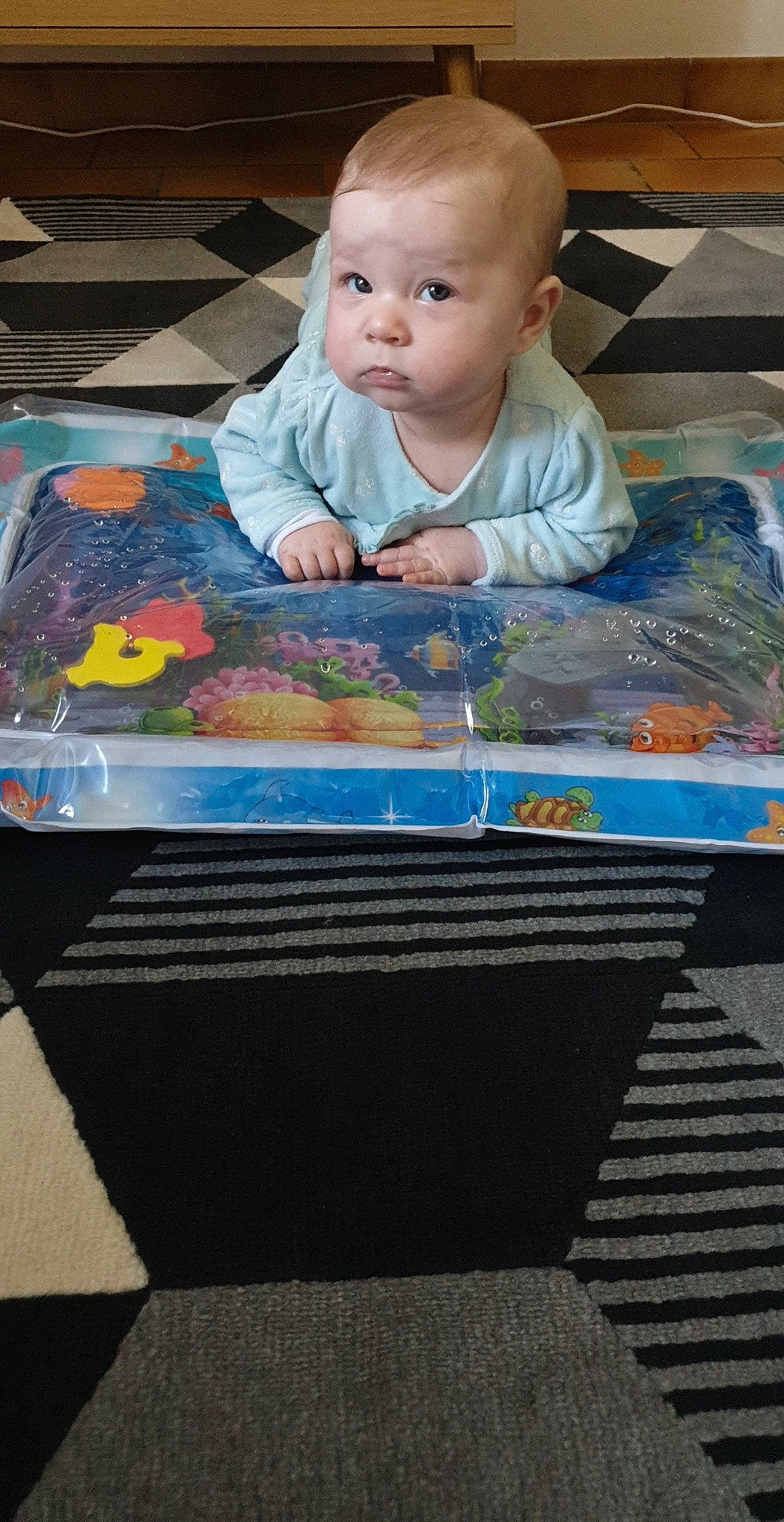 Rose a rejoint le concours — aidez-le/la à gagner de superbes lots ! art, baby, baby_products, baby_toddler_clothing, box, child, comfort, electric_blue, flooring, fun, home_accessories, illustration, linens, pattern, person, play, room, sitting, textile, toddler