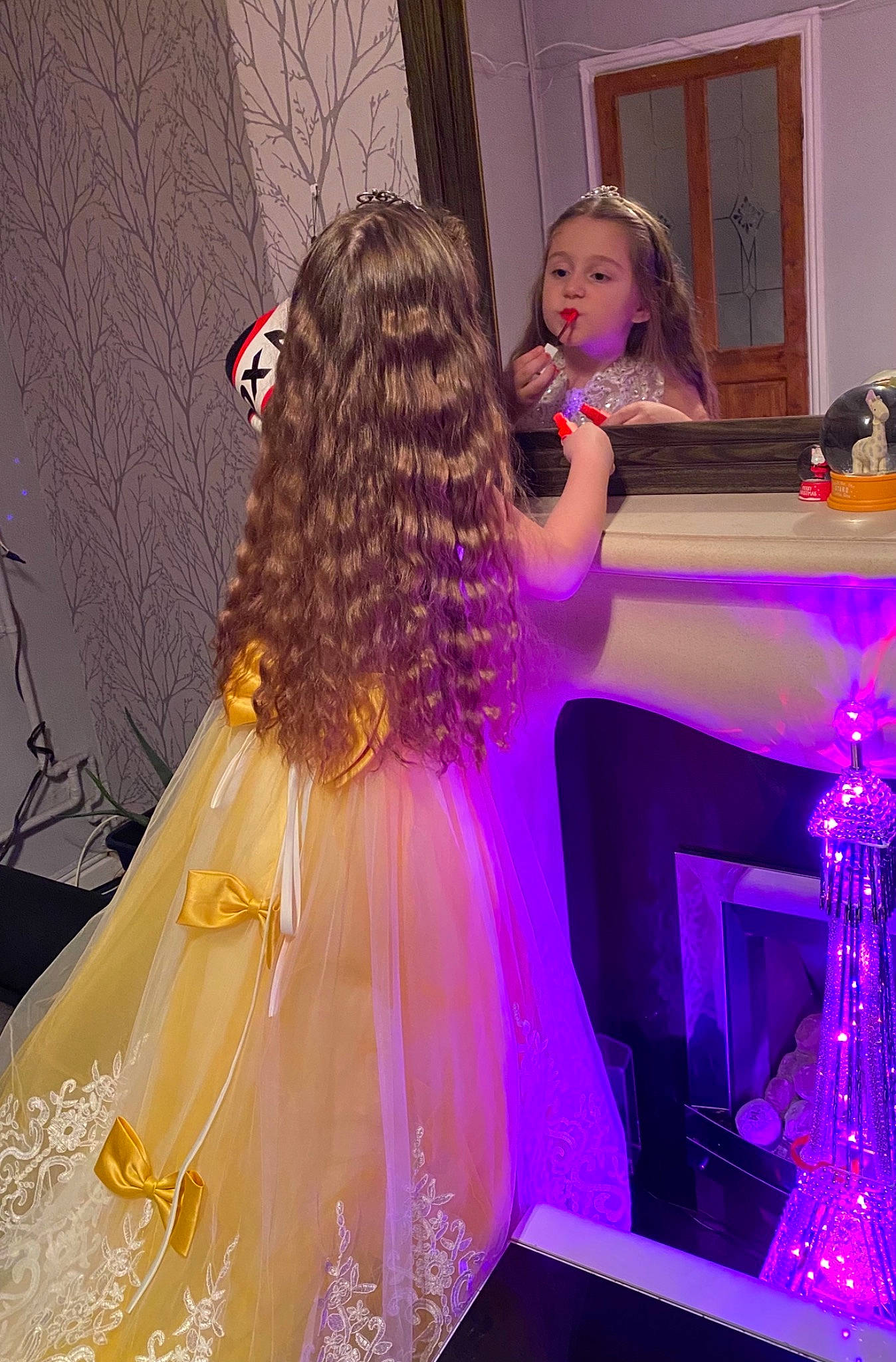 Sharlot is registered to the contest to win money with this photo: barbie, cg_artwork, doll, dress, electric_blue, entertainment, event, fashion_design, formal_wear, fun, gown, happy, long_hair, magenta, person, pink, purple, shoulder, toy, violet