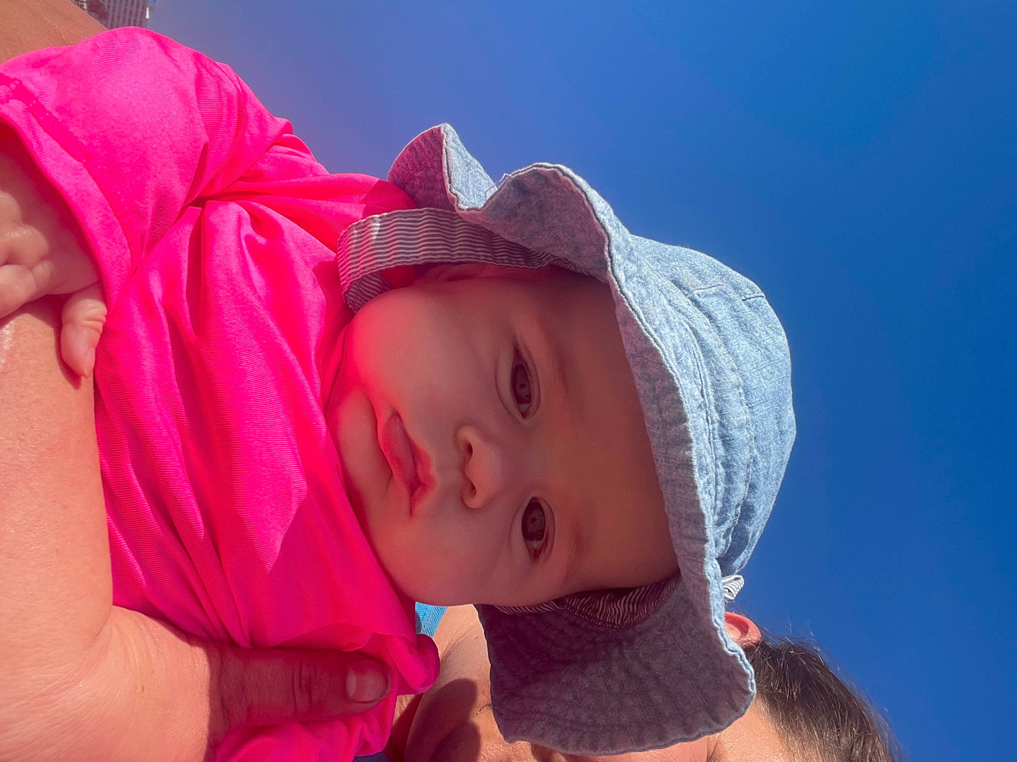 Kartier joined the competition — help win amazing prizes! arm, azure, baby, baby_toddler_clothing, cap, clothing, cloud, eye, face, gesture, happy, headgear, headwear, lip, mouth, nose, person, pink, skin, sky