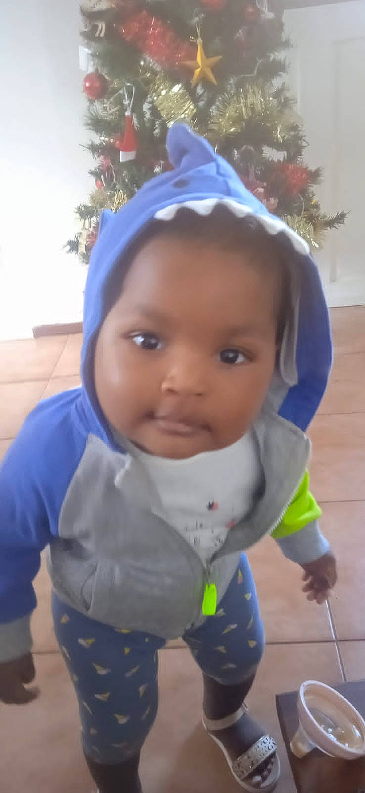 Mayra participe au concours pour gagner de l'argent avec cette photo : baby, baby_toddler_clothing, cap, child, chin, electric_blue, eye, eyebrow, fashion_accessory, fun, grass, happy, human_body, iris, lip, outerwear, person, sleeve, t_shirt, toddler