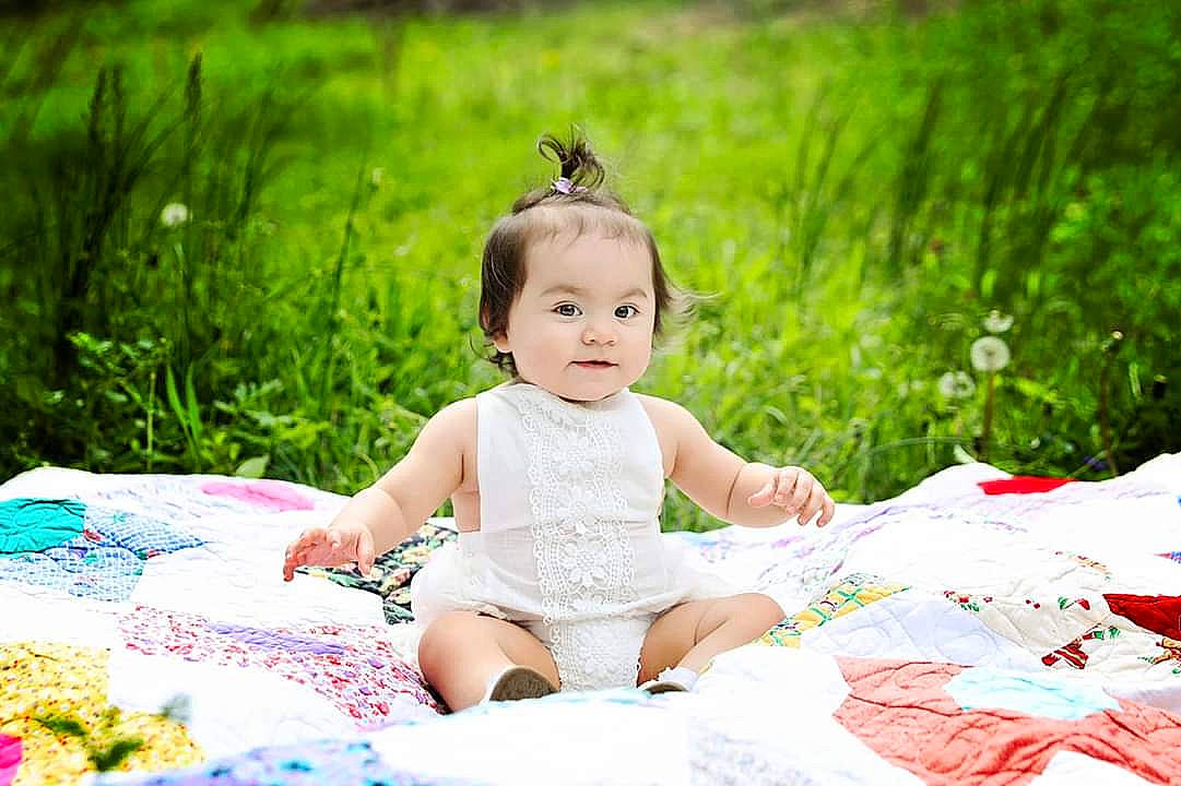 Rosabella joined the competition — help win amazing prizes! baby, child, dress, grass, happy, leisure, people_in_nature, person, photograph, photography, picnic, pink, plant, portrait_photography, recreation, sitting, spring, summer, toddler, vacation