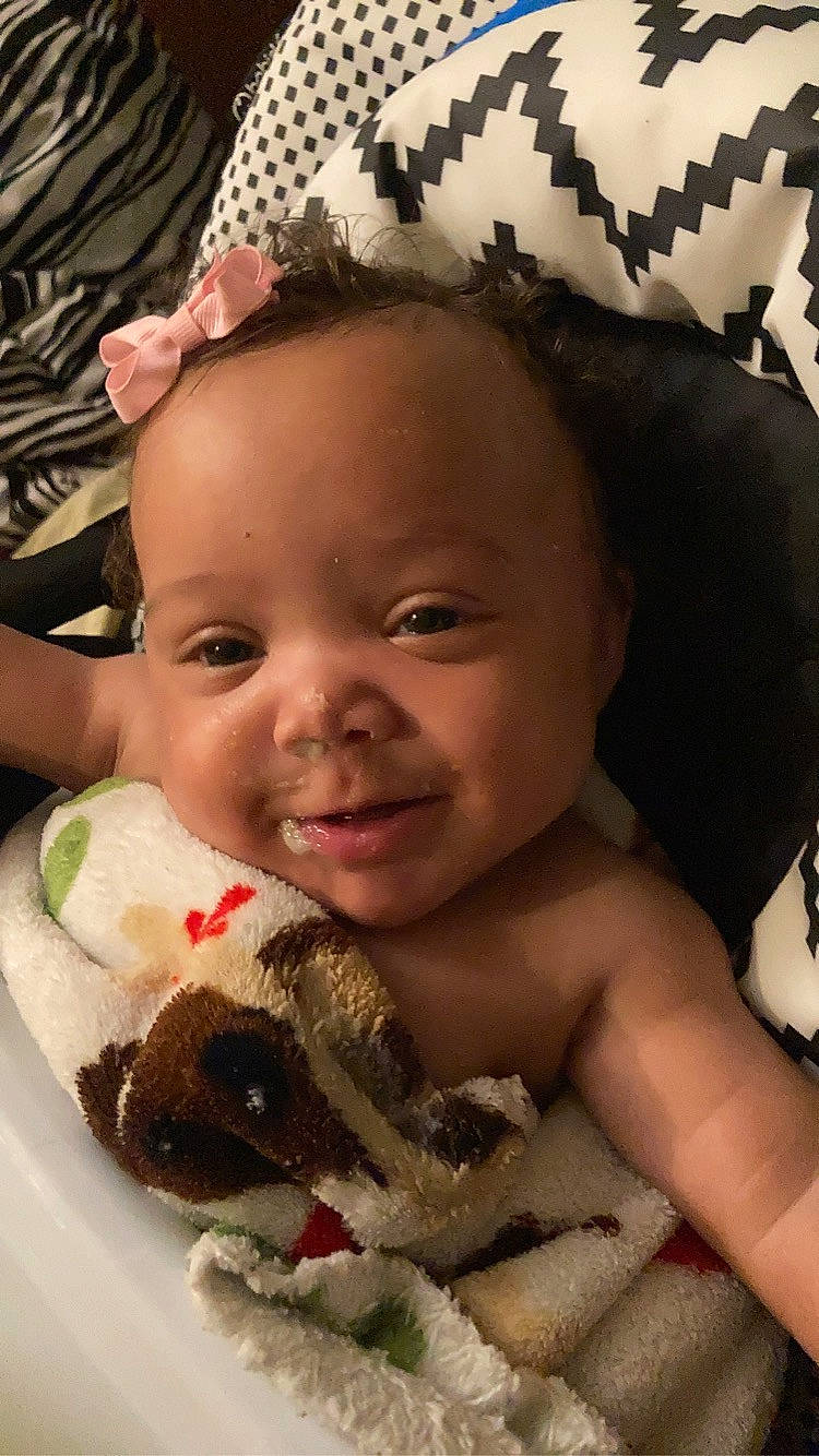 Aniyah is registered to the contest to win money with this photo: cheek, dress, eye, eyebrow, eyelash, finger, happy, head, headgear, human_body, iris, lip, mouth, nose, organ, person, pink, skin, smile, textile