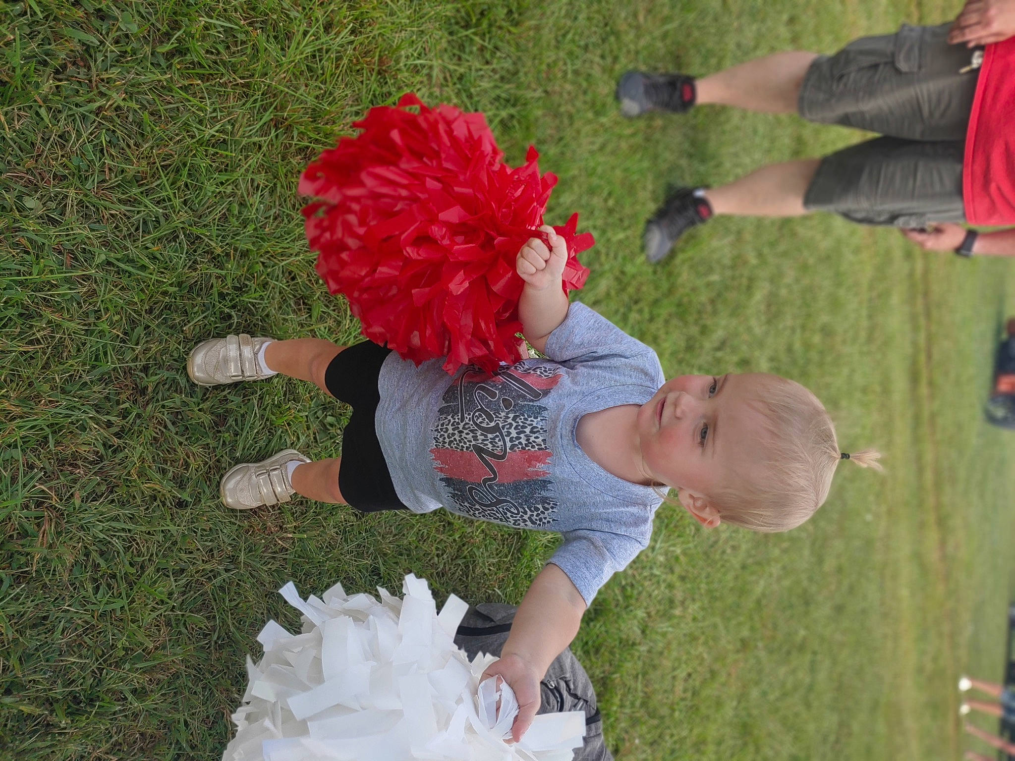 Madeline Grace joined the competition — help win amazing prizes! baby, baby_toddler_clothing, child, fun, grass, grass_family, happy, hat, lawn, leg, leisure, people_in_nature, person, petal, plant, play, recreation, shoe, spring, t_shirt