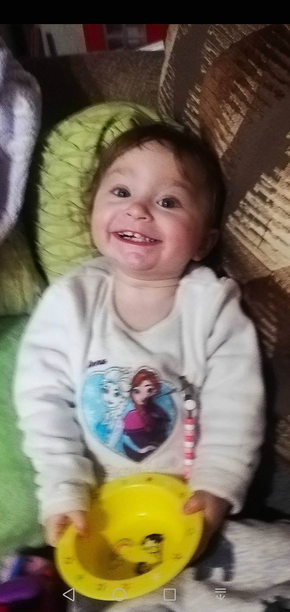 Ellie Rose joined the competition — help win amazing prizes! baby, baby_products, baby_toddler_clothing, cheek, child, comfort, fun, happy, iris, joy, mouth, nose, organ, person, play, product, sitting, skin, sleeve, smile