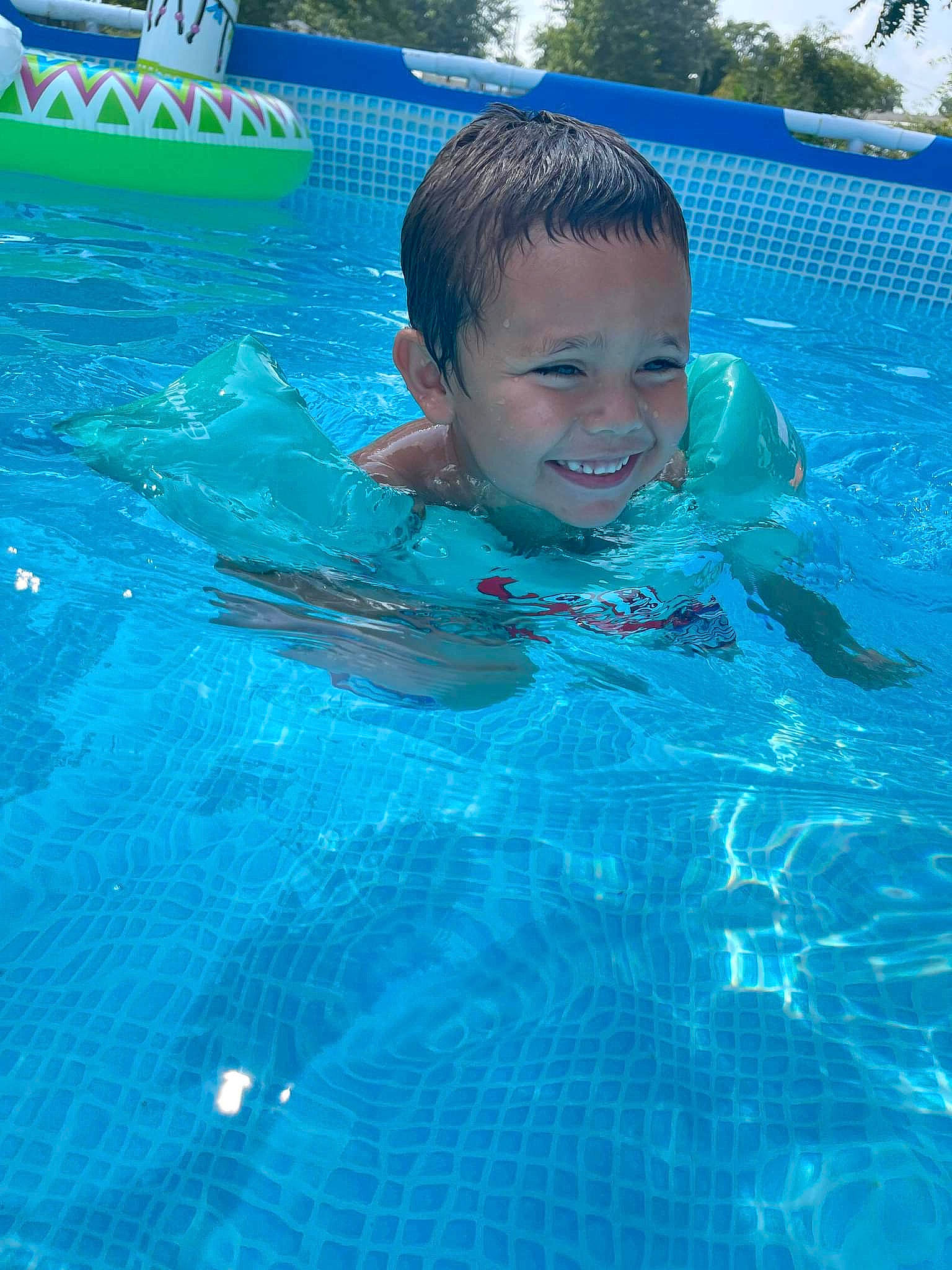 Deacon joined the competition — help win amazing prizes! aqua, azure, bathing, blue, child, electric_blue, fluid, fun, happy, joy, leisure, leisure_centre, liquid, person, recreation, smile, swimming_pool, toddler, vacation, water