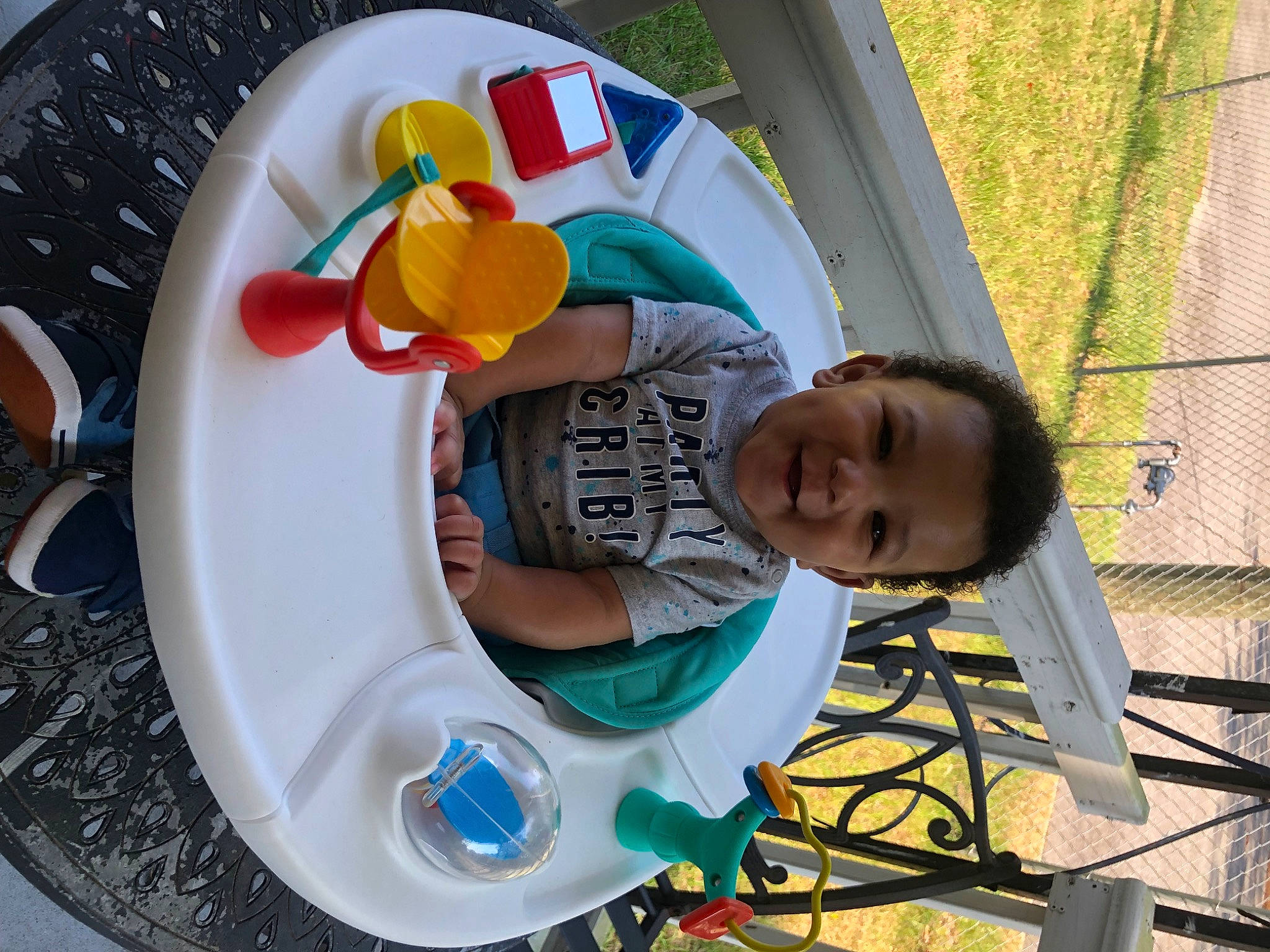 Kyng joined the competition — help win amazing prizes! child, circle, city, computer_component, computer_keyboard, fun, input_device, leisure, mouse, office_equipment, outdoor_play_equipment, peripheral, person, plate, play, recreation, smile, table, tableware, toddler