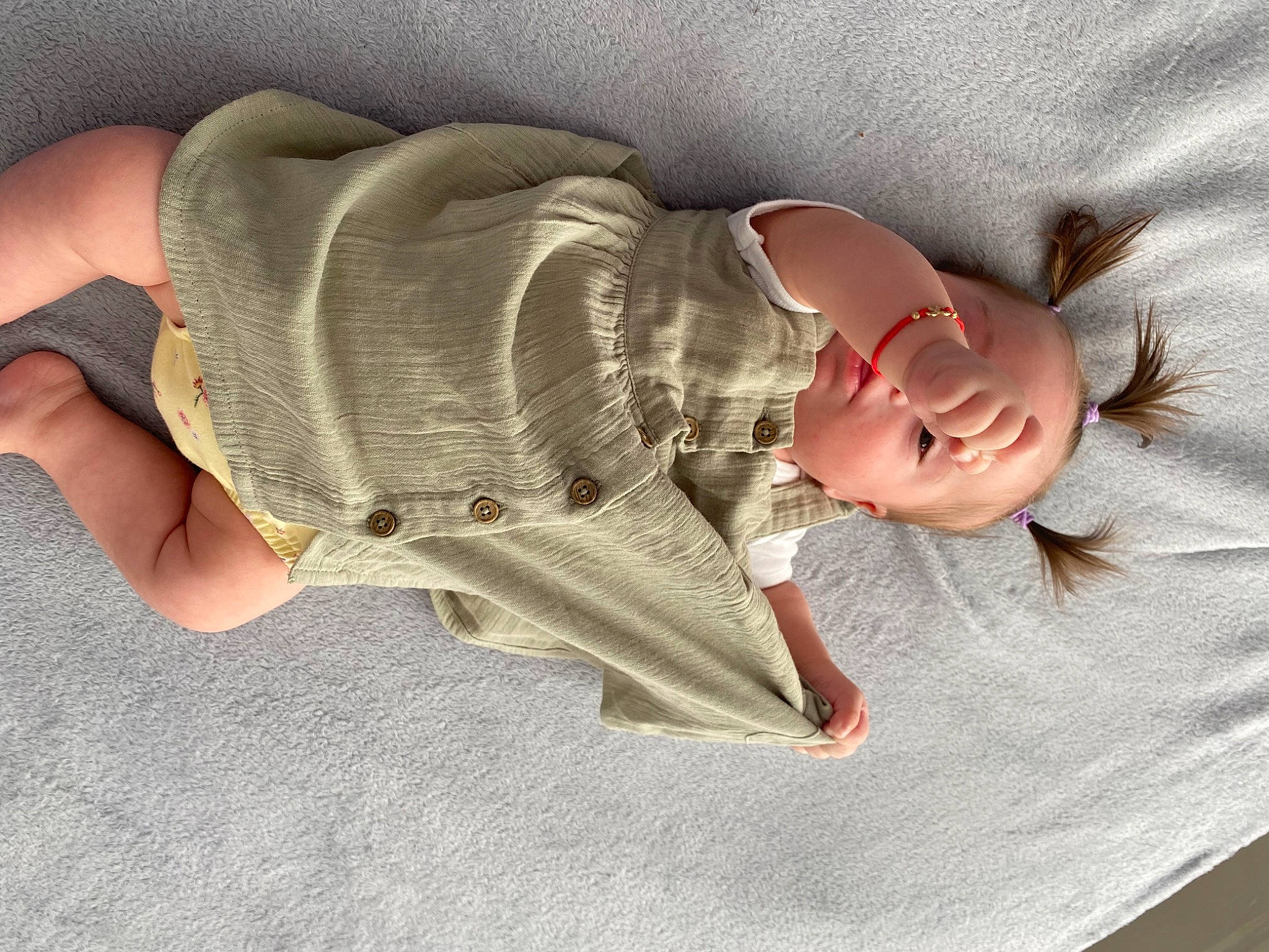 Amalia Elena is registered to the contest to win money with this photo: baby, baby_products, baby_sleeping, baby_toddler_clothing, bedding, child, comfort, elbow, fashion_accessory, finger, foot, hand, human_body, human_leg, knee, linens, person, sleeve, thigh, toddler