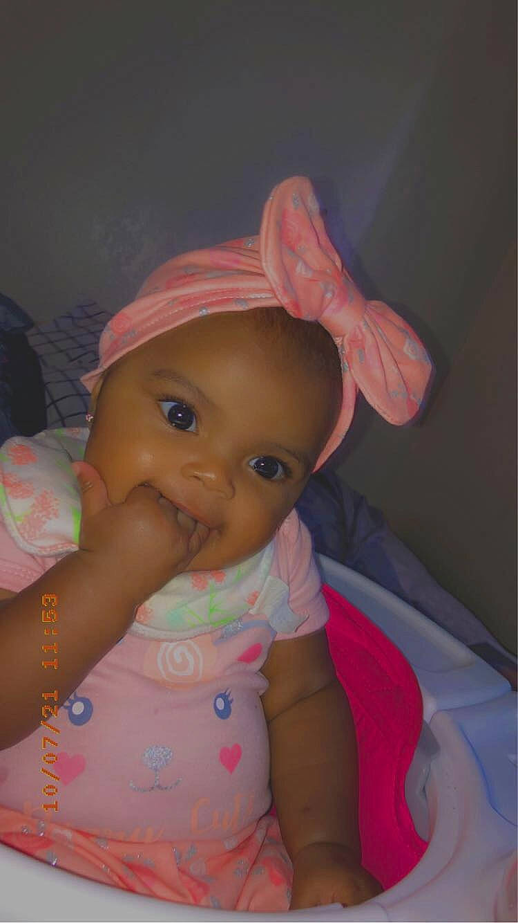 Abriella joined the competition — help win amazing prizes! baby, baby_products, baby_toddler_clothing, cap, cheek, child, fashion_accessory, fun, happy, headwear, human_body, iris, lip, magenta, mouth, nose, person, pink, sitting, skin