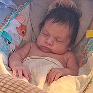 Brandon joined the competition — help win amazing prizes! baby, sleeping, blanket, infant, cushion, soft, resting, peaceful, child, newborn, comfort, indoor, cute, face, hand, hair, fabric, pattern, seat, toddler