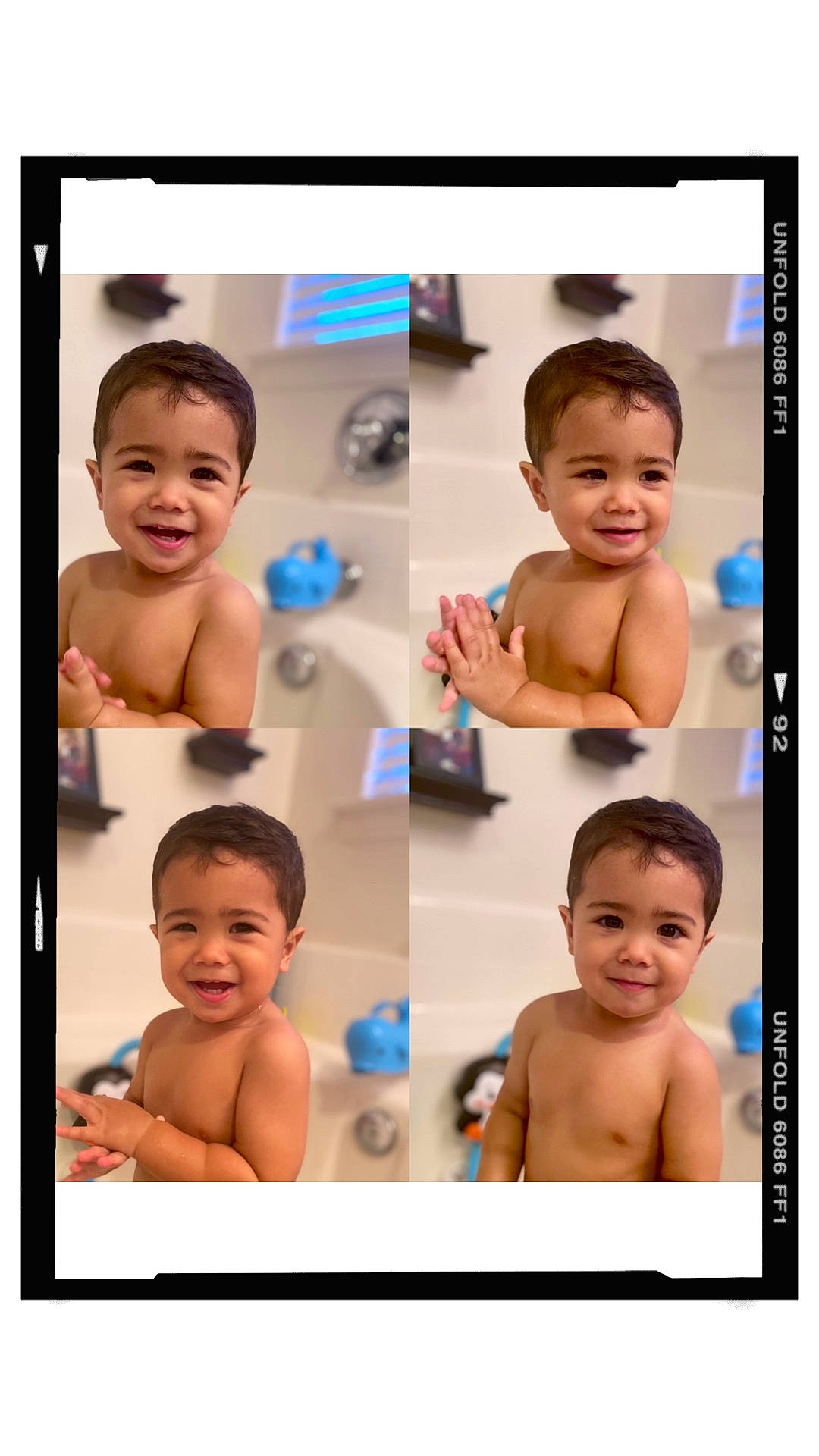 Jaxson is registered to the contest to win money with this photo: blue, cheek, chin, eyebrow, eyelash, face, facial_expression, happy, head, human_body, jaw, joy, mouth, muscle, neck, nose, organ, person, photograph, product