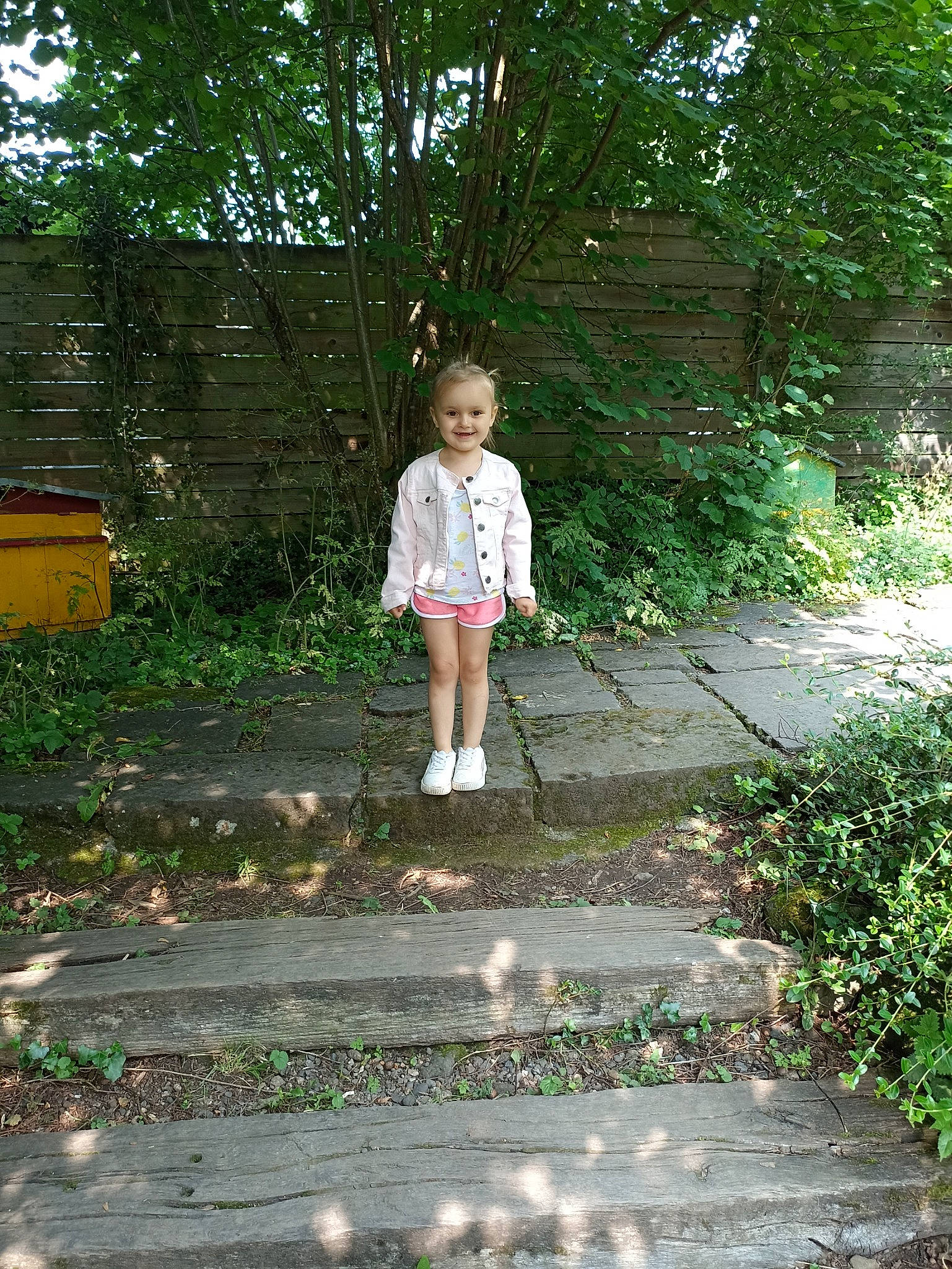 Talya participe au concours pour gagner de l'argent avec cette photo : asphalt, botany, forest, grass, grass_family, joy, landscape, leaf, leisure, natural_environment, people_in_nature, person, plant, recreation, road_surface, shrub, sunlight, tints_and_shades, toddler, tree