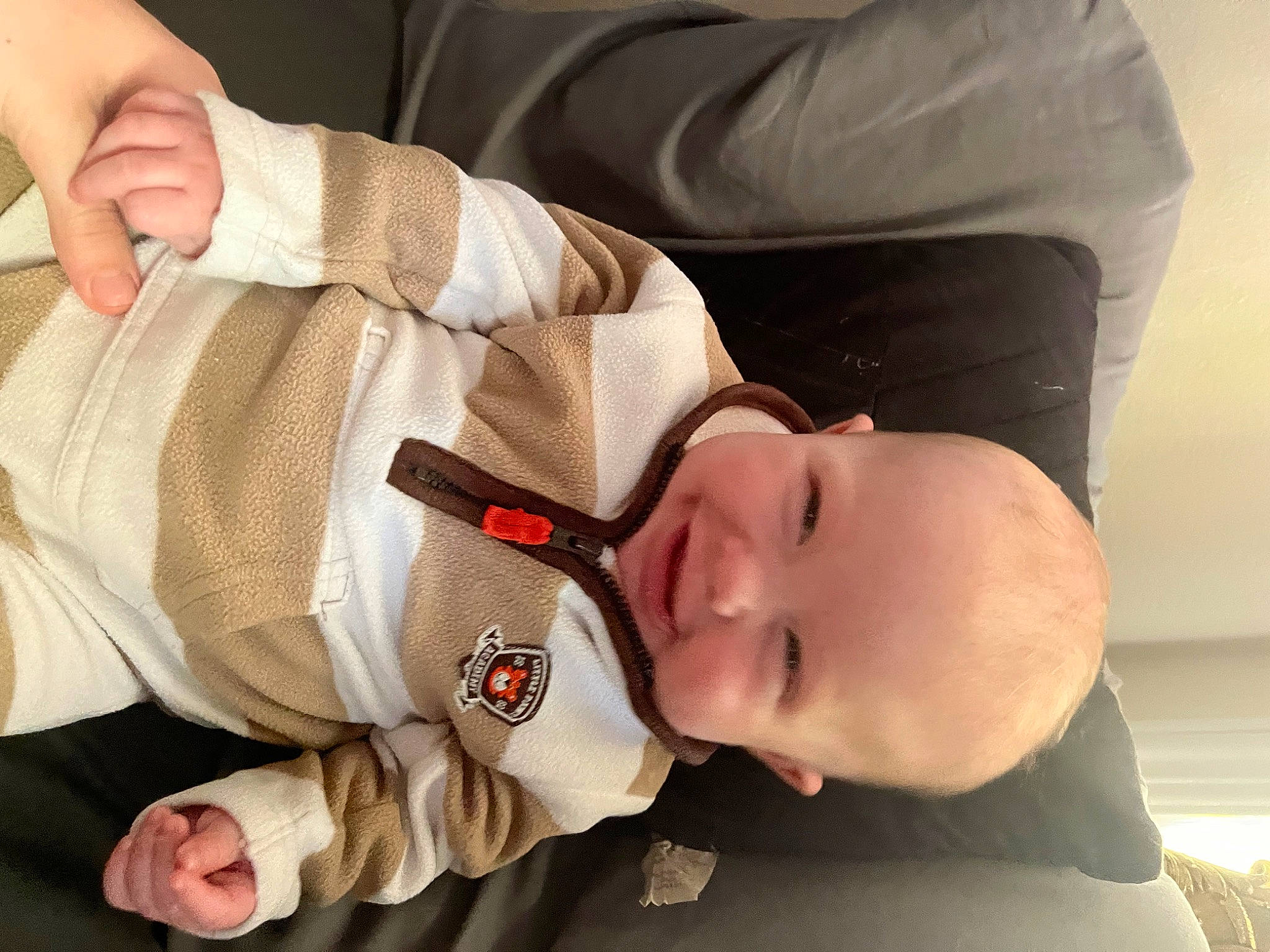 Azaiah joined the competition — help win amazing prizes! baby, baby_toddler_clothing, carmine, cheek, child, collar, comfort, elbow, finger, gesture, hand, happy, joint, joy, mouth, person, skin, sleeve, smile, thumb