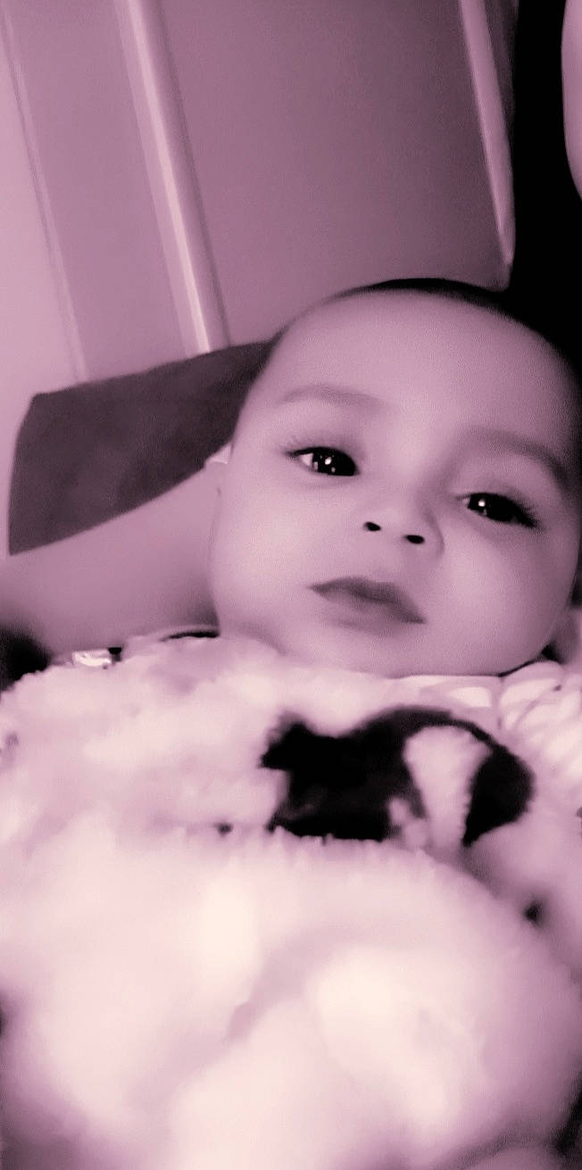 Daxton is registered to the contest to win money with this photo: baby, black_hair, cheek, chin, eye, eyebrow, eyelash, facial_expression, flash_photography, happy, head, iris, jaw, lip, mouth, nose, person, skin, smile, toddler