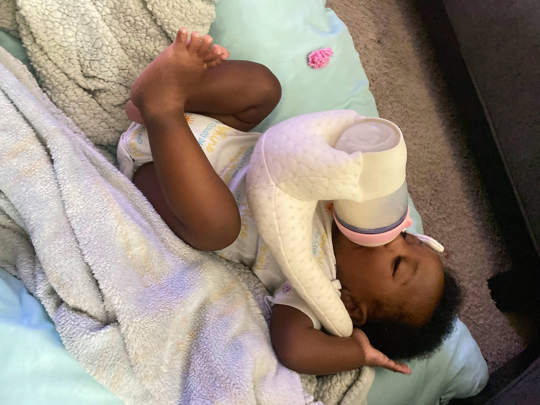 Kennedy joined the competition — help win amazing prizes! abdomen, arm, child, comfort, elbow, eyelash, foot, gesture, hat, human_leg, knee, linens, nail, neck, person, room, shoulder, thigh, thumb, trunk