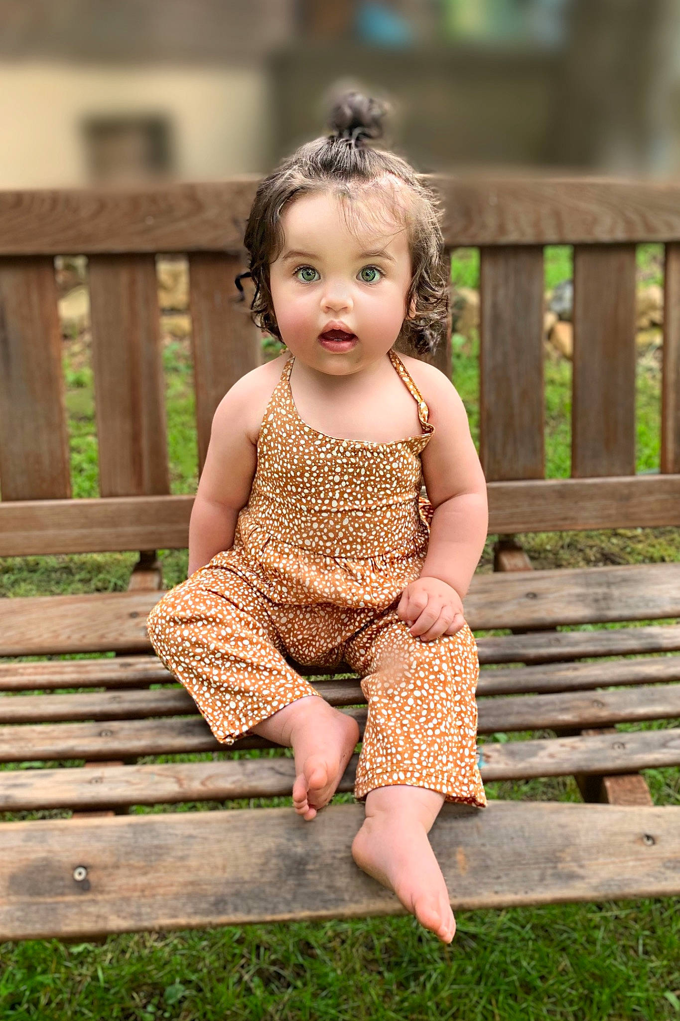 Everlie is registered to the contest to win money with this photo: beauty, child, child_model, design, dress, eye, face, grass, pattern, people, person, photograph, photography, pink, sitting, skin, smile, summer, surprise, toddler