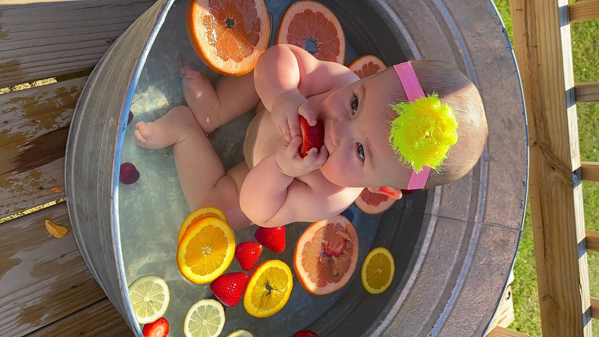 Ivie joined the competition — help win amazing prizes! baked_goods, citrus, clementine, comfort_food, cuisine, dessert, dish, food, garnish, headwear, icing, ingredient, meyer_lemon, orange, person, rangpur, recipe, sweetness, tableware, toy