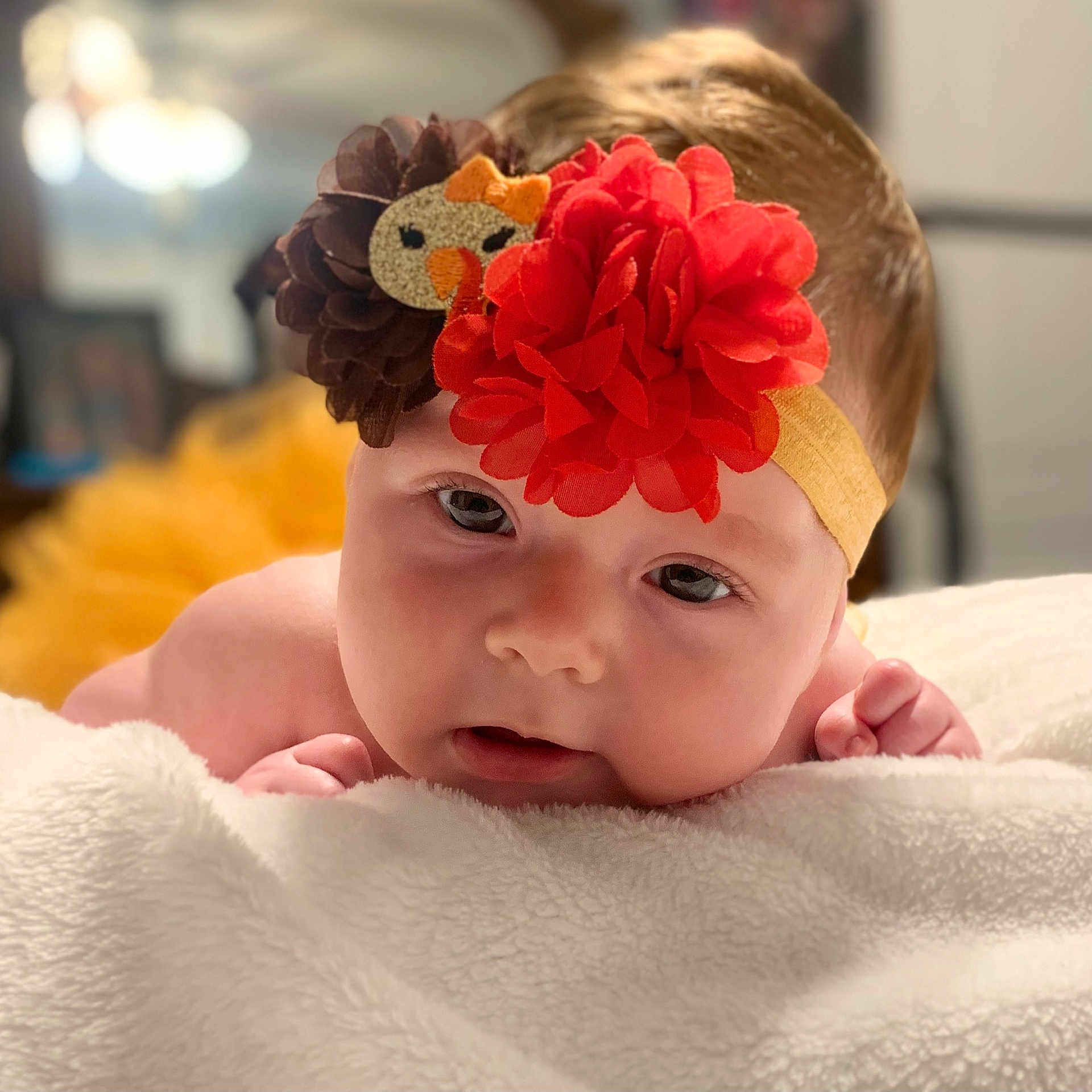 Addilyn is registered to the contest to win money with this photo: baby, baby_sleeping, baby_toddler_clothing, cheek, chin, comfort, face, flower, hair_accessory, happy, head, headband, headgear, headpiece, linens, peach, petal, pink, skin, toddler
