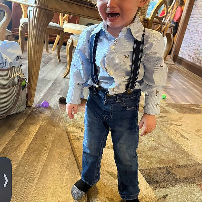 Jamonies joined the competition — help win amazing prizes! accessories, bag, boy, chair, child, clothing, face, handbag, head, hosiery, indoors, jeans, male, pants, person, photography, portrait, sock, suspenders, wood