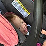 Bristlynn Miller is registered to the contest to win money with this photo: automobile, baby, brown_hair, car_seat, child, closeup, face, harness, indoor, infant, passenger, photograph, pink_fabric, portrait, safety_label, sitting, sleepy, transportation, travel, vehicle
