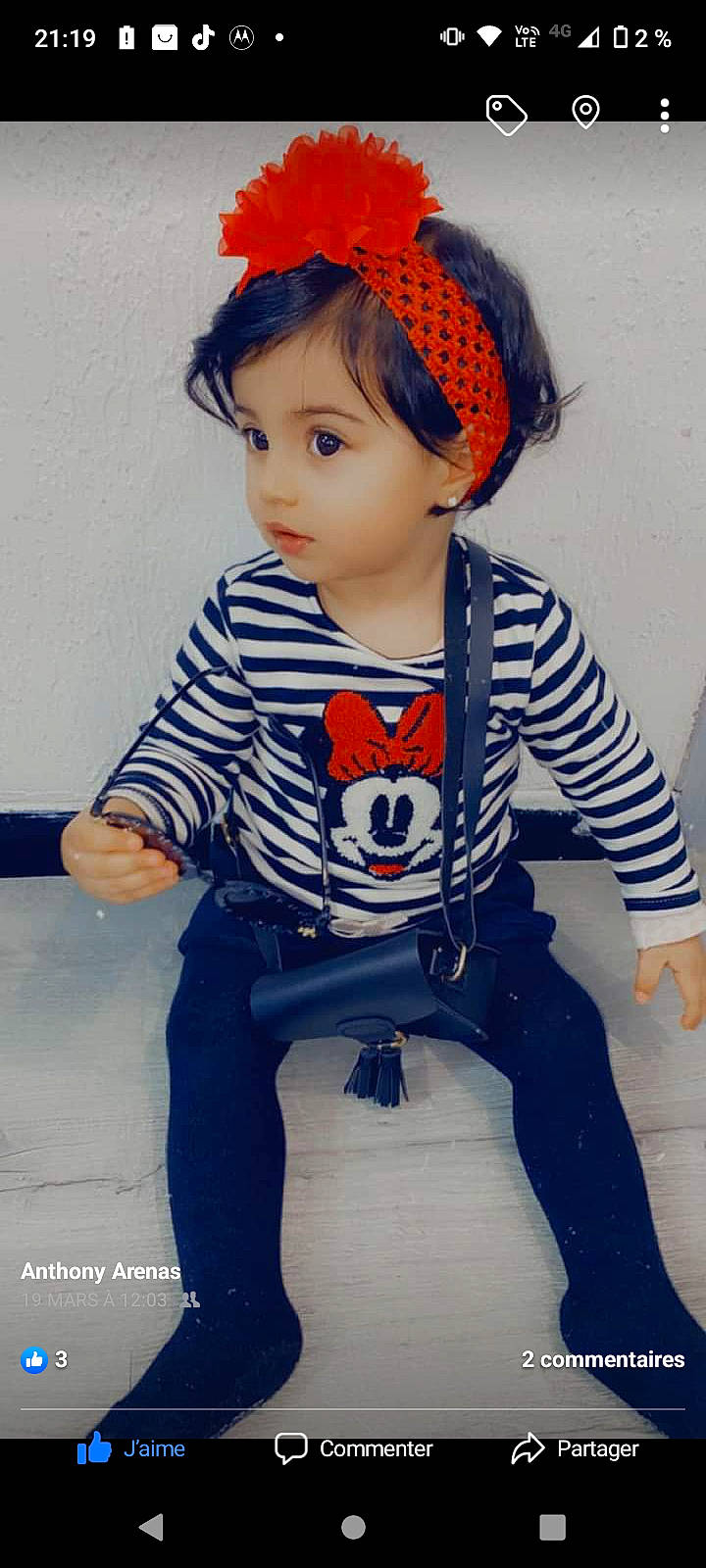 Juliana a rejoint le concours — aidez-le/la à gagner de superbes lots ! baby, baby_toddler_clothing, cap, child, cool, costume, denim, design, electric_blue, eye, face, fashion_accessory, hair, happy, head, headgear, pattern, person, sleeve, t_shirt
