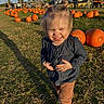 Briella Skye joined the competition — help win amazing prizes! child, girl, pumpkin_patch, pumpkin, grass, outdoor, smiling, pigtails, autumn, people, field, sunlight, casual_clothing, nature, happy, family, event, daylight, fun, playful