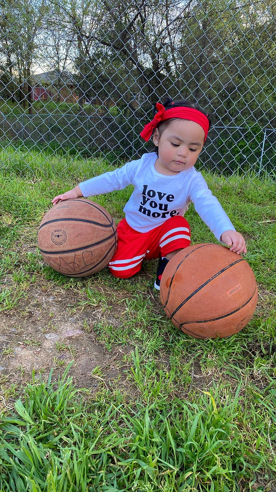 Xitlali joined the competition — help win amazing prizes! ball, ball_game, basketball, face, fence, football, fun, grass, headwear, mesh, person, plant, player, pumpkin, shorts, soccer_ball, sports, sports_equipment, sports_gear, sports_toy