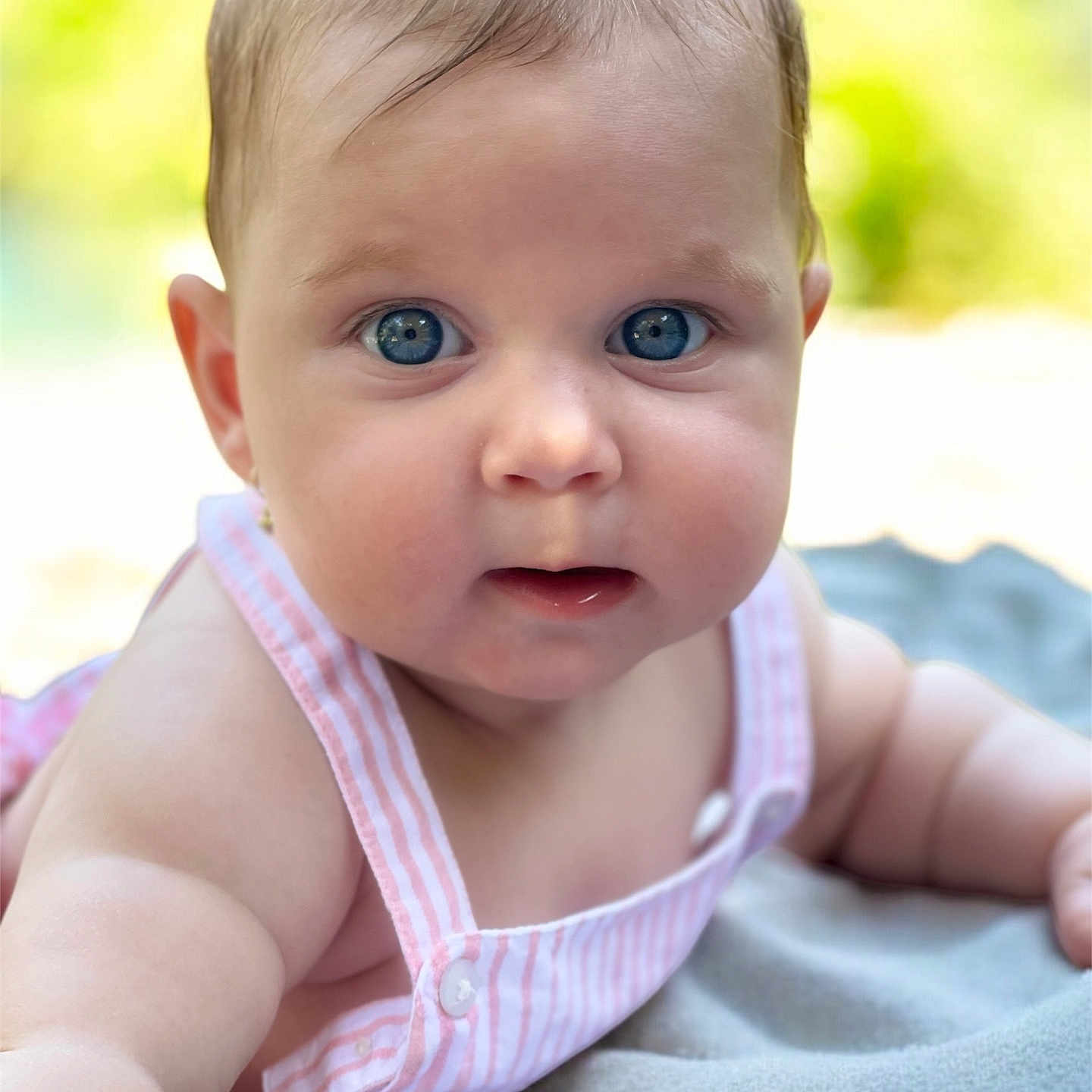 Freya joined the competition — help win amazing prizes! baby, blonde, bodypart, clothing, crawling, dress, face, finger, frown, hair, hand, happy, head, newborn, person, photography, portrait, sad, sitting, smile