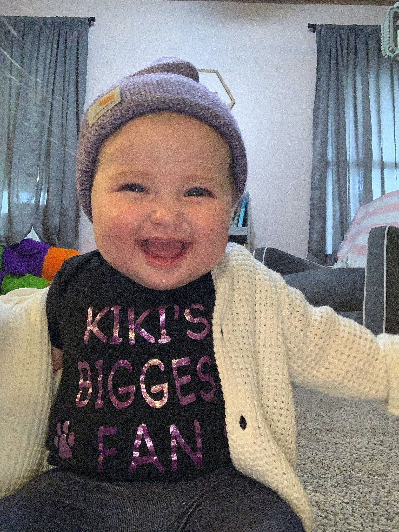 Austyn joined the competition — help win amazing prizes! baby_toddler_clothing, cap, cheek, cool, curtain, eye, eyebrow, face, hairstyle, happy, head, headgear, headwear, human_body, iris, joy, lip, person, skin, sleeve