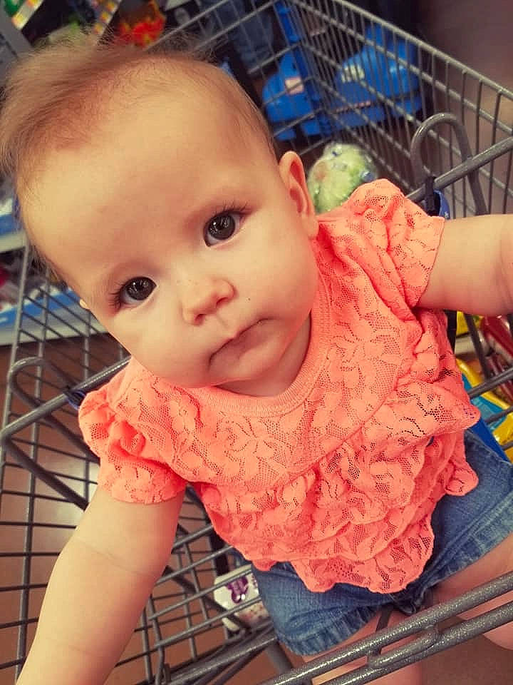 Ryley joined the competition — help win amazing prizes! baby, beauty, cheek, child, chin, cool, ear, eye, face, forehead, head, iris, lip, mouth, nose, person, play, sitting, skin, toddler