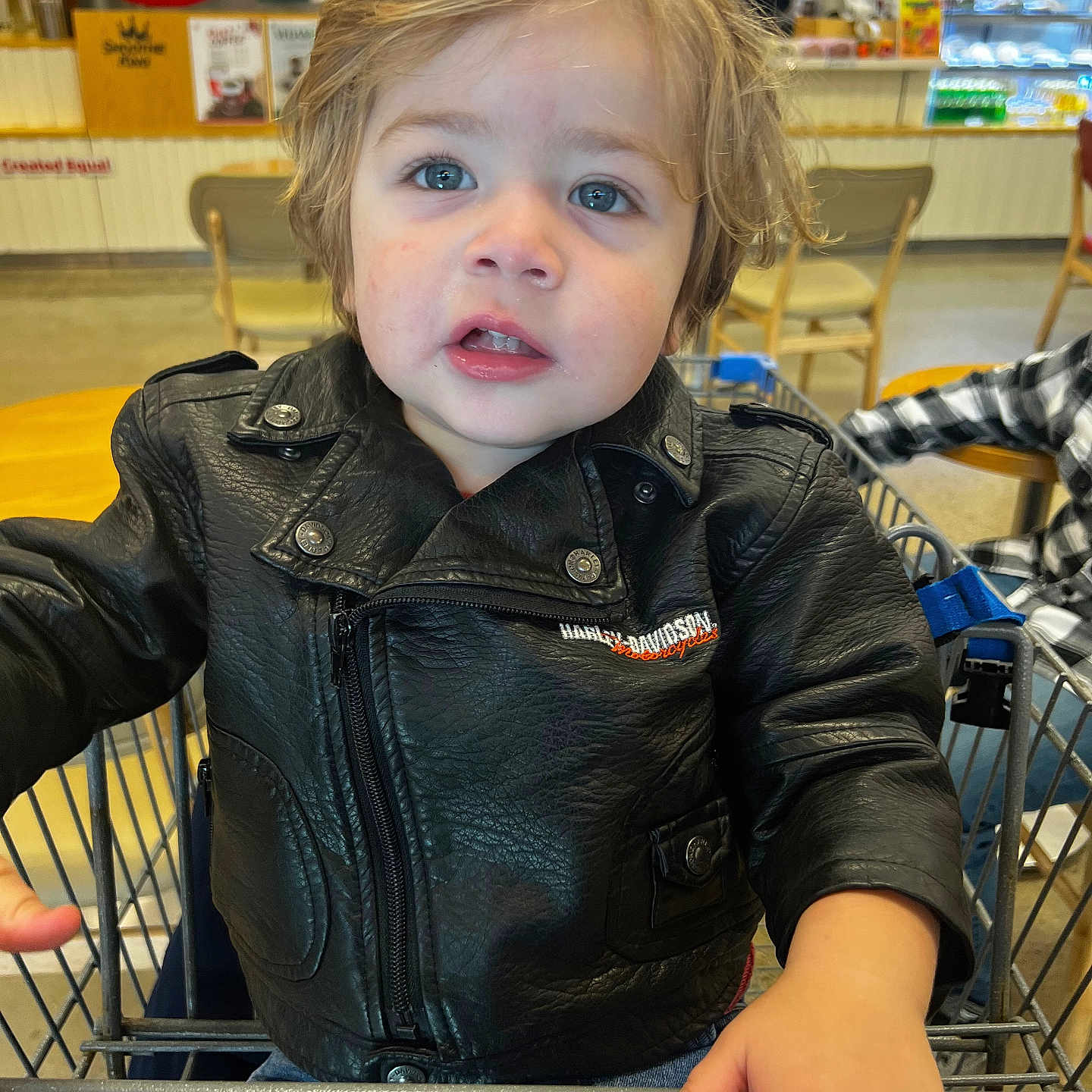 Austin joined the competition — help win amazing prizes! bodypart, boy, chair, child, clothing, coat, computerhardware, electronics, face, finger, furniture, hand, hardware, head, jacket, male, pants, person, photography, portrait