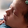 Charline a rejoint le concours — aidez-le/la à gagner de superbes lots ! baby, blanket, child, close_up, cozy, cute, face, flower, hair, headband, infant, lying_down, newborn, peaceful, portrait, resting, skin, sleeping, soft_light, toddler