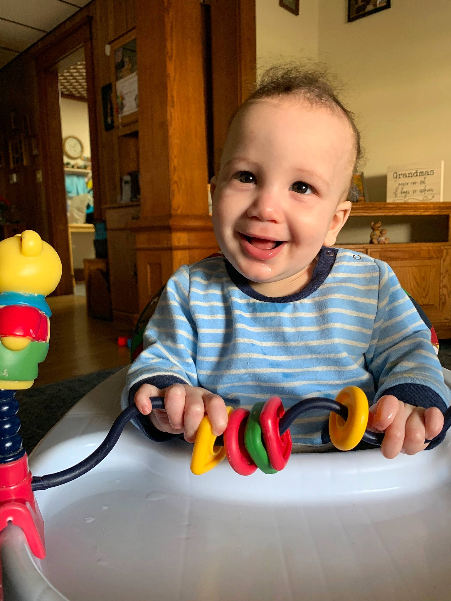 Julius is registered to the contest to win money with this photo: baby, baby_playing_with_toys, baby_toys, cheek, child, joy, nose, person, play, skin, smile, toddler, toy