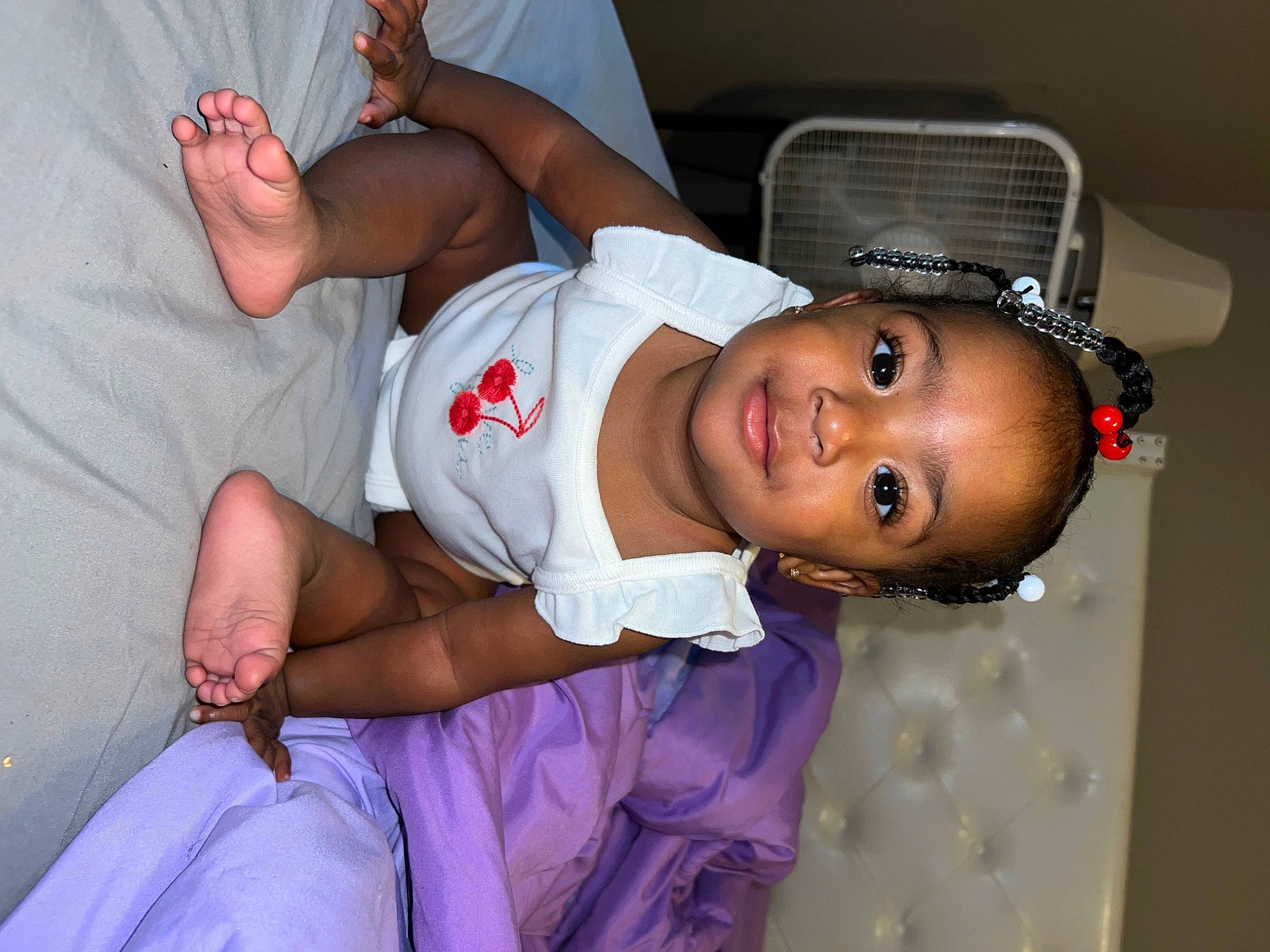 Zariyah joined the competition — help win amazing prizes! abdomen, arm, baby_toddler_clothing, chest, comfort, elbow, eyelash, finger, flash_photography, happy, human_leg, joint, knee, leg, mouth, person, skin, smile, thigh, toddler