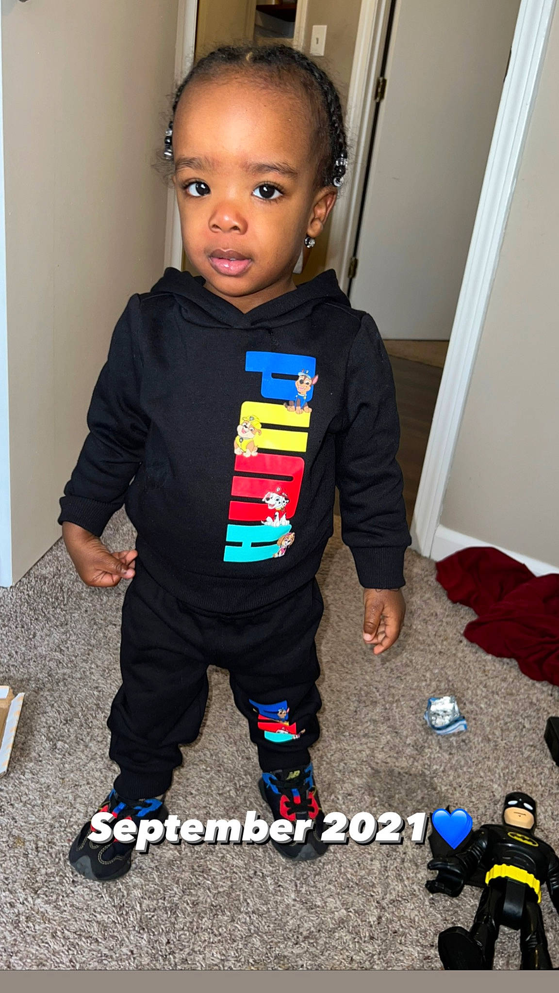 Zantrell joined the competition — help win amazing prizes! baby, baby_toddler_clothing, child, cool, costume, dress, electric_blue, fashion_design, flooring, formal_wear, happy, pattern, person, personal_protective_equipment, room, sleeve, sportswear, suit, t_shirt, toddler