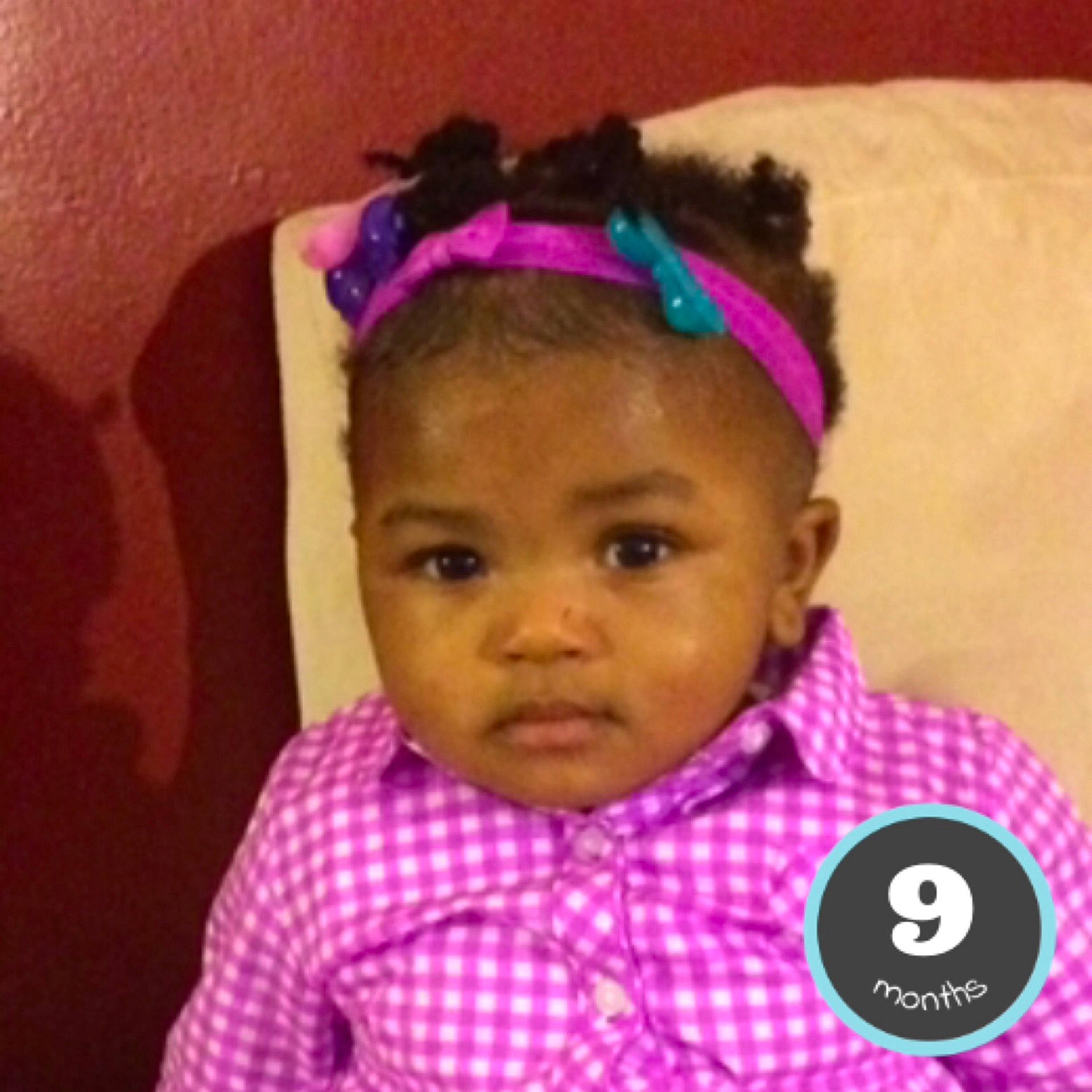 Mariah is registered to the contest to win money with this photo: child, face, hairstyle, infant, toddler