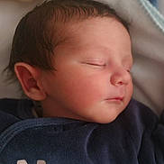 Maxime a rejoint le concours — aidez-le/la à gagner de superbes lots ! baby, newborn, sleeping, face, infant, closeup, child, soft_lighting, blanket, cozy, peaceful, portrait, cute, skin, head, young, indoors, clothing, rest, calm