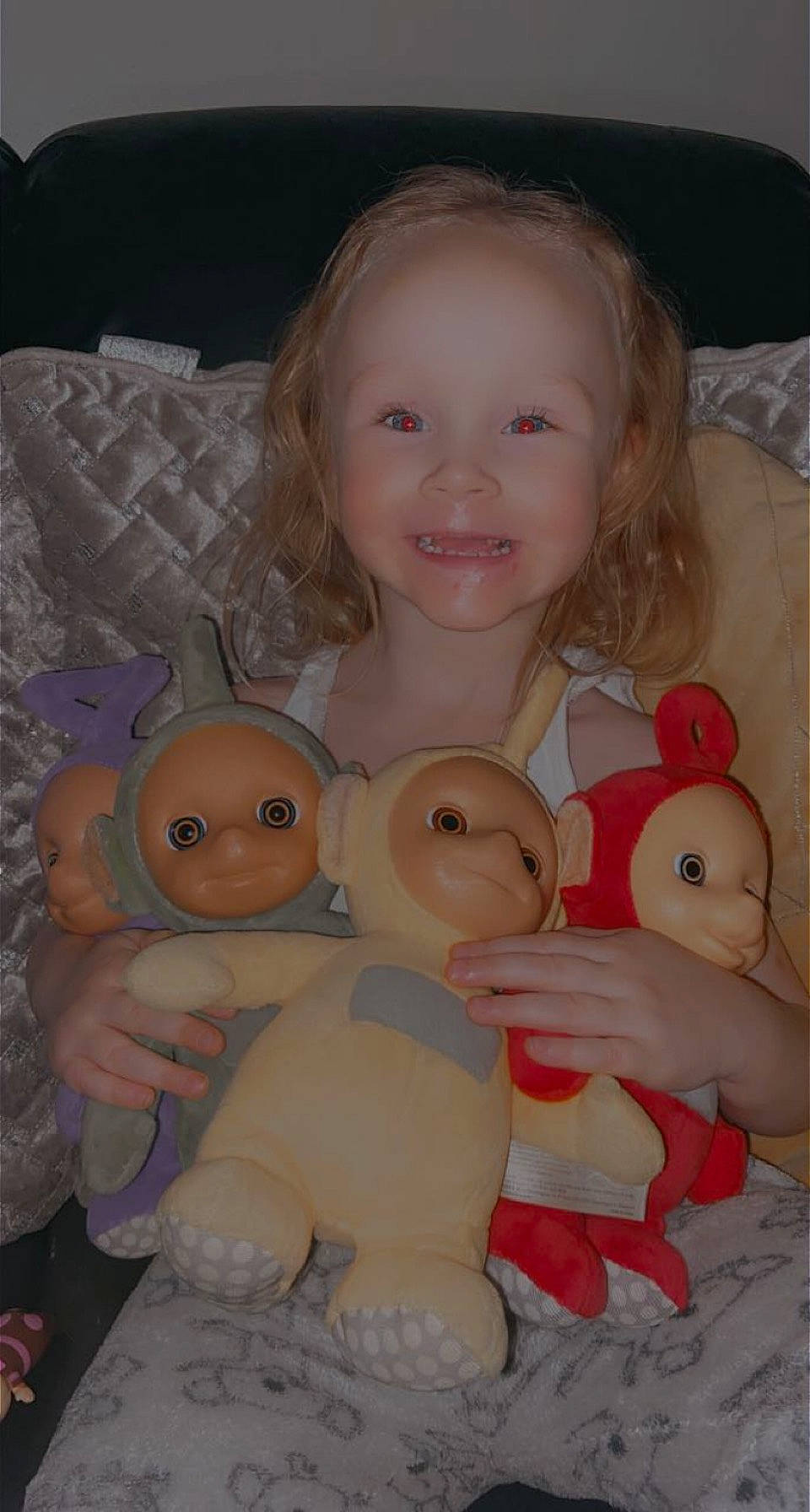 Eva joined the competition — help win amazing prizes! baby_toddler_clothing, brown, cheek, child, chin, eye, facial_expression, fawn, happy, head, human_body, iris, joy, mammal, nose, person, pink, skin, smile, textile