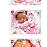 newborn, baby, infant, sleeping, portrait, close_up, pink, blanket, swaddled, peaceful, face, eyes_closed, nose, mouth, hospital, cuddled, three_photos, collage, watermark, photography