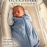 newborn, baby, sleeping, swaddled, blue_sleeping_sack, blanket, bassinet, infant, cozy, soft_lighting, portrait, cute, child, peaceful, resting, indoors, baby_clothes, love_message, text_overlay, tender_moment