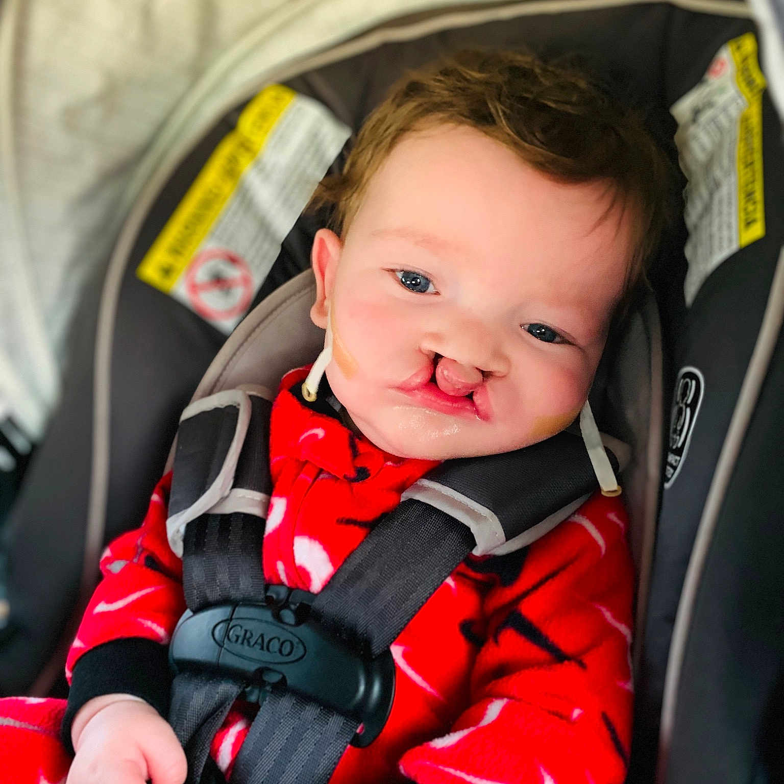 Ethan joined the competition — help win amazing prizes! auto_part, automotive_design, baby, baby_carriage, baby_products, baby_safety, baby_toddler_clothing, car_seat, carmine, child, comfort, fashion_accessory, fun, happy, personal_protective_equipment, product, seat_belt, sitting, smile, toddler