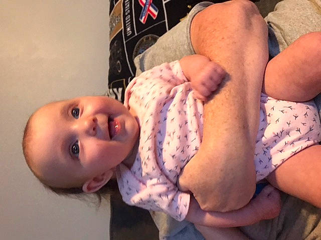 Emmaline joined the competition — help win amazing prizes! abdomen, arm, baby, birth, cheek, child, eye, finger, hand, head, leg, mouth, muscle, person, sitting, skin, toddler, trunk