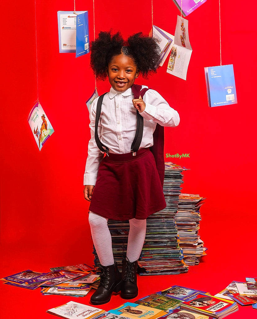 Lana is registered to the contest to win money with this photo: beauty, event, facial_expression, fashion, fashion_design, flooring, fun, happy, joy, magenta, orange, person, photograph, pink, red, school_uniform, sleeve, smile, snapshot, textile