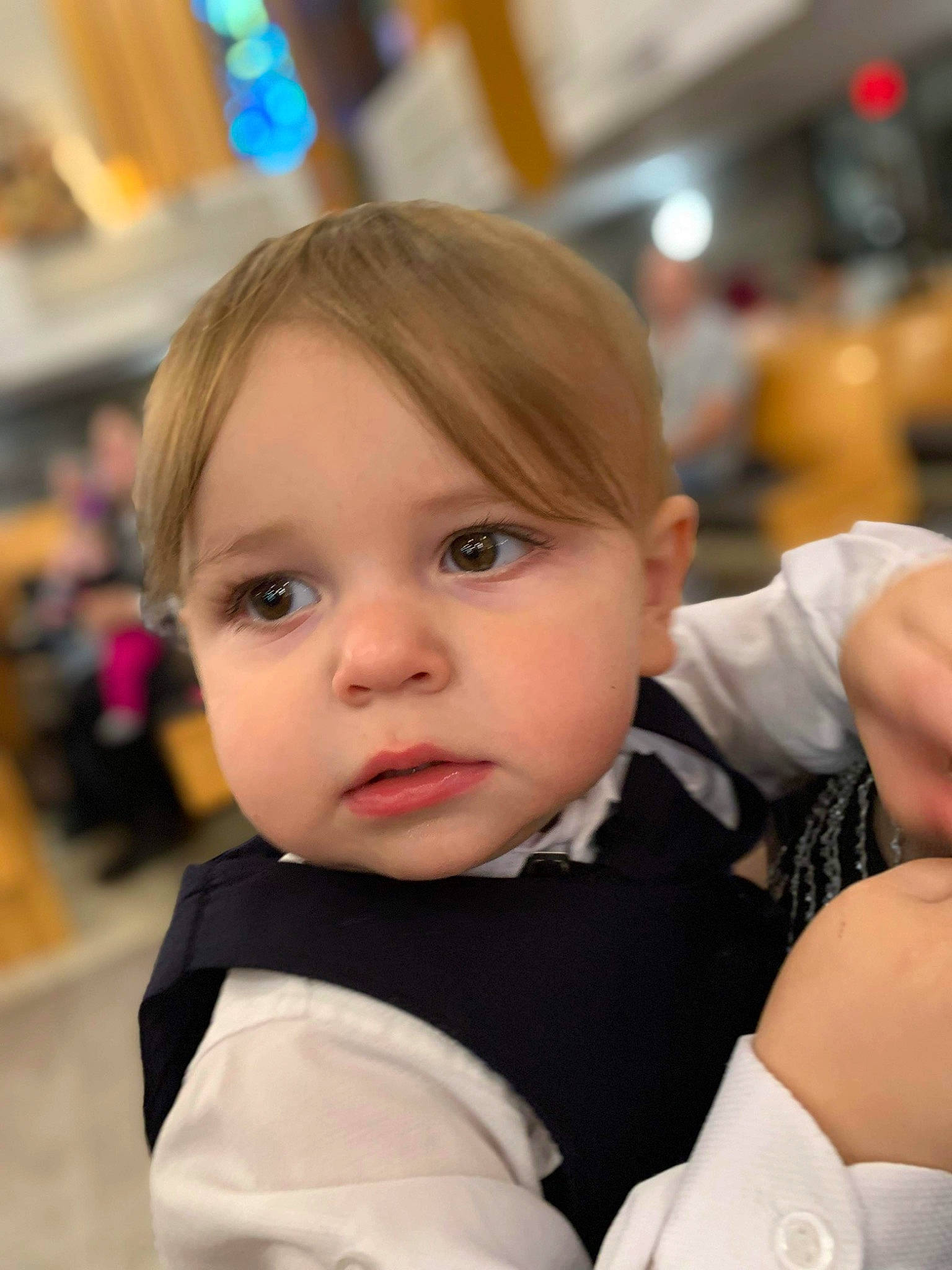 Chance joined the competition — help win amazing prizes! baby, chair, cheek, child, event, formal_wear, fun, hairstyle, happy, leisure, person, recreation, room, sitting, toddler, vacation