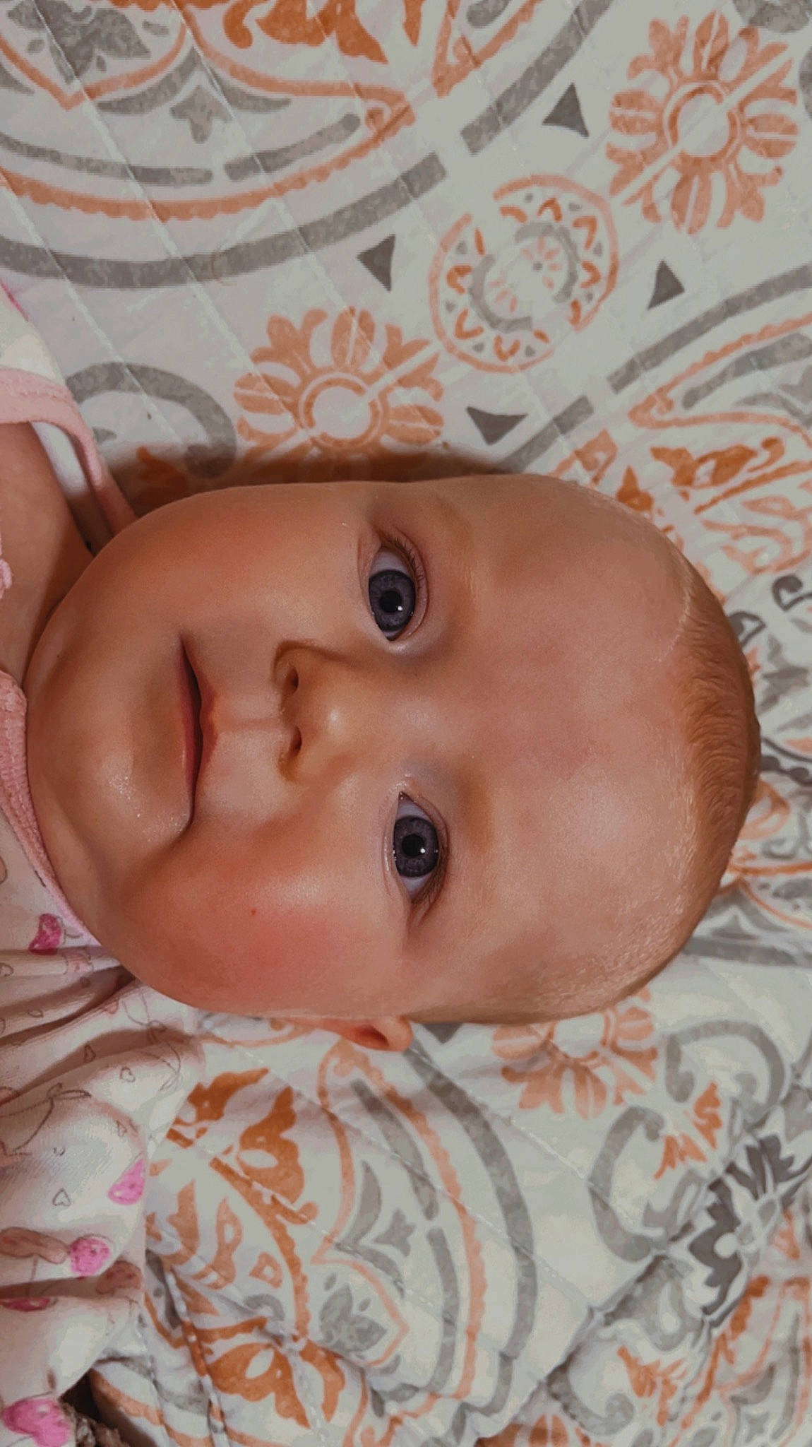 Azah joined the competition — help win amazing prizes! baby, baby_toddler_clothing, brown, cheek, child, eyelash, happy, iris, linens, lip, nose, pattern, person, pink, portrait_photography, skin, smile, toddler, wood