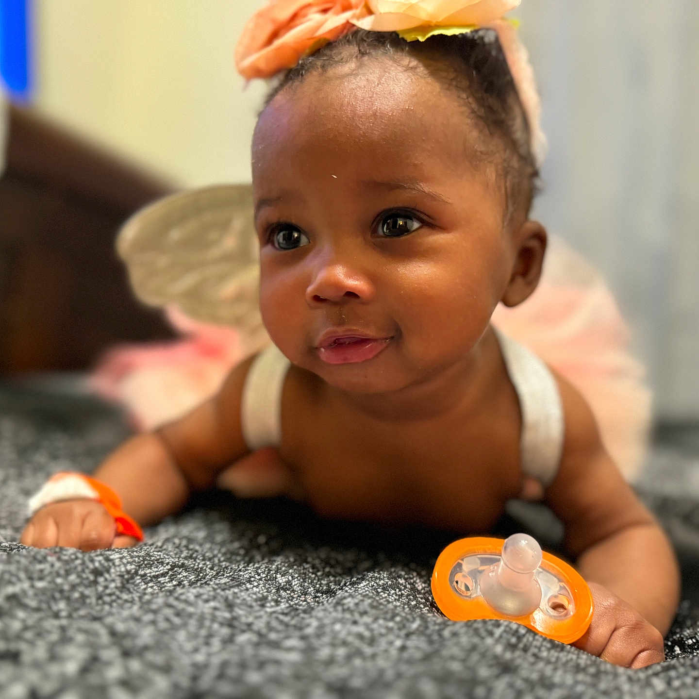 Aria is registered to the contest to win money with this photo: baby, babycrawling, bodypart, crawling, face, finger, hand, happy, head, medication, newborn, person, photography, pill, portrait, sitting, smile