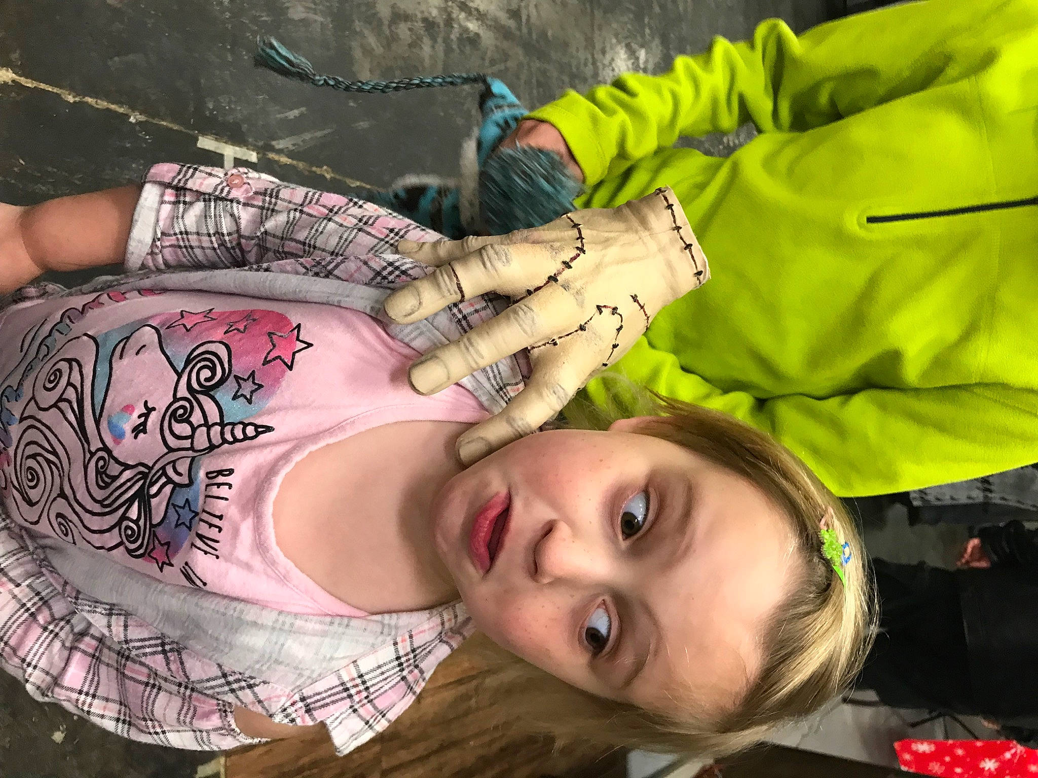 Gracelynn joined the competition — help win amazing prizes! abdomen, beauty, black_hair, chest, elbow, eyelash, eyewear, happy, joint, makeover, mouth, neck, organ, pattern, person, skin, surprise, tattoo, temporary_tattoo, trunk