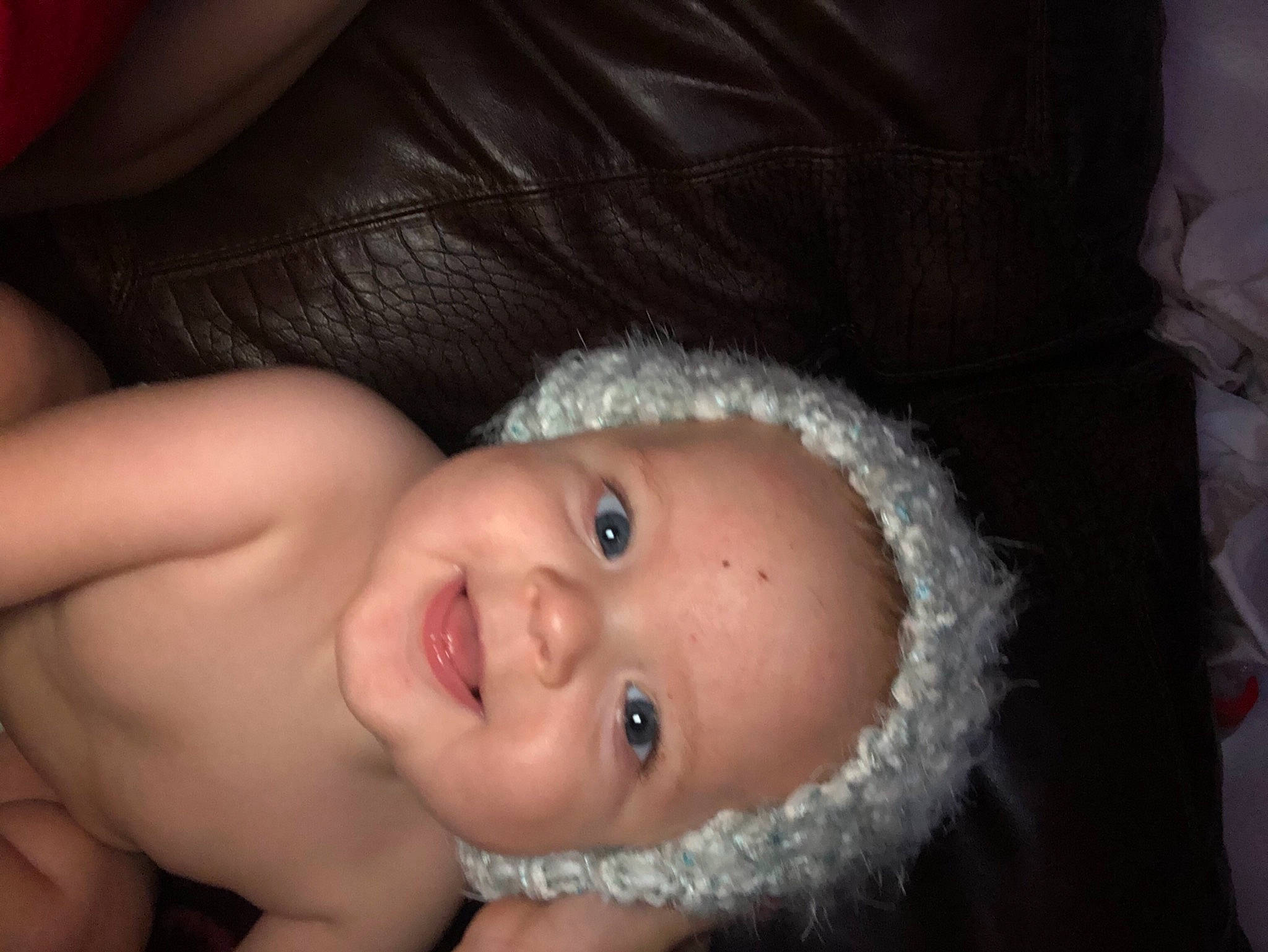 Davis joined the competition — help win amazing prizes! baby, barechested, cheek, child, close_up, eye, eyebrow, eyelash, flesh, fur, iris, joy, leather, leather_jacket, lip, muscle, organ, person, skin, textile