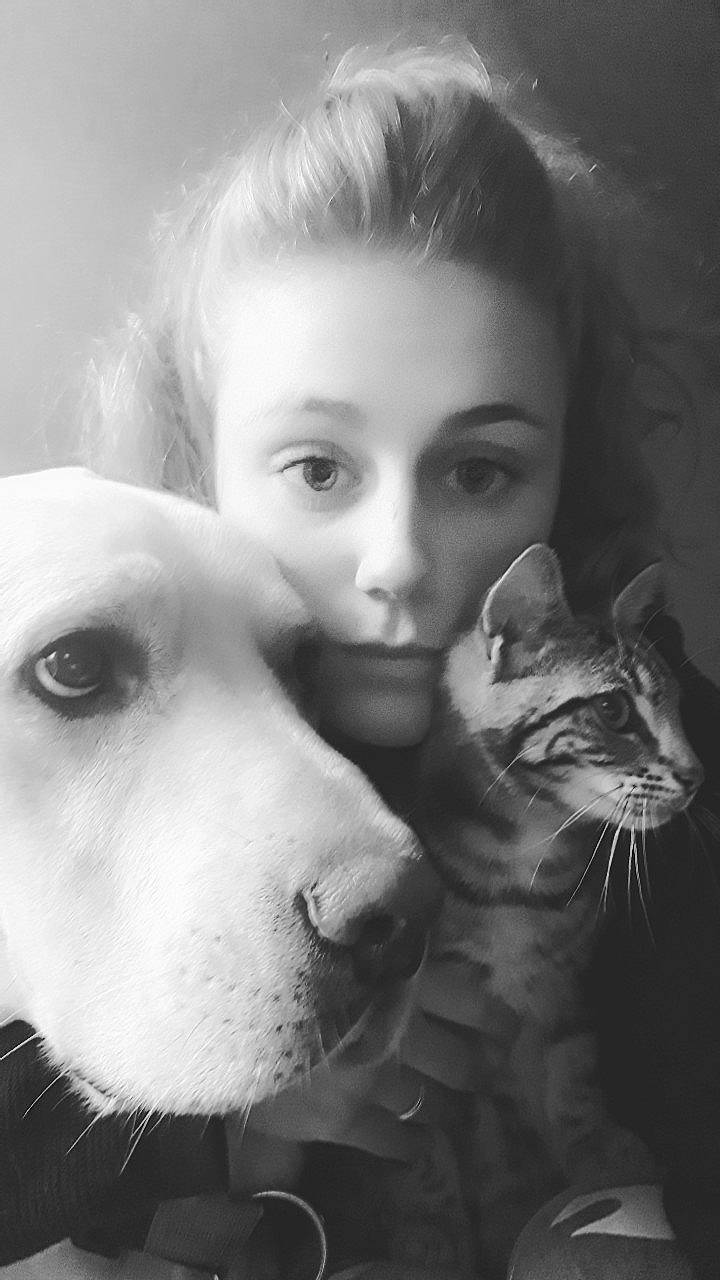 Gribouille a rejoint le concours — aidez-le/la à gagner de superbes lots ! black, black_and_white, dog, dog_breed, dog_like_mammal, emotion, eye, face, head, human_hair_color, mammal, monochrome_photography, nose, person, photograph, photography, skin, snout, vertebrate, white